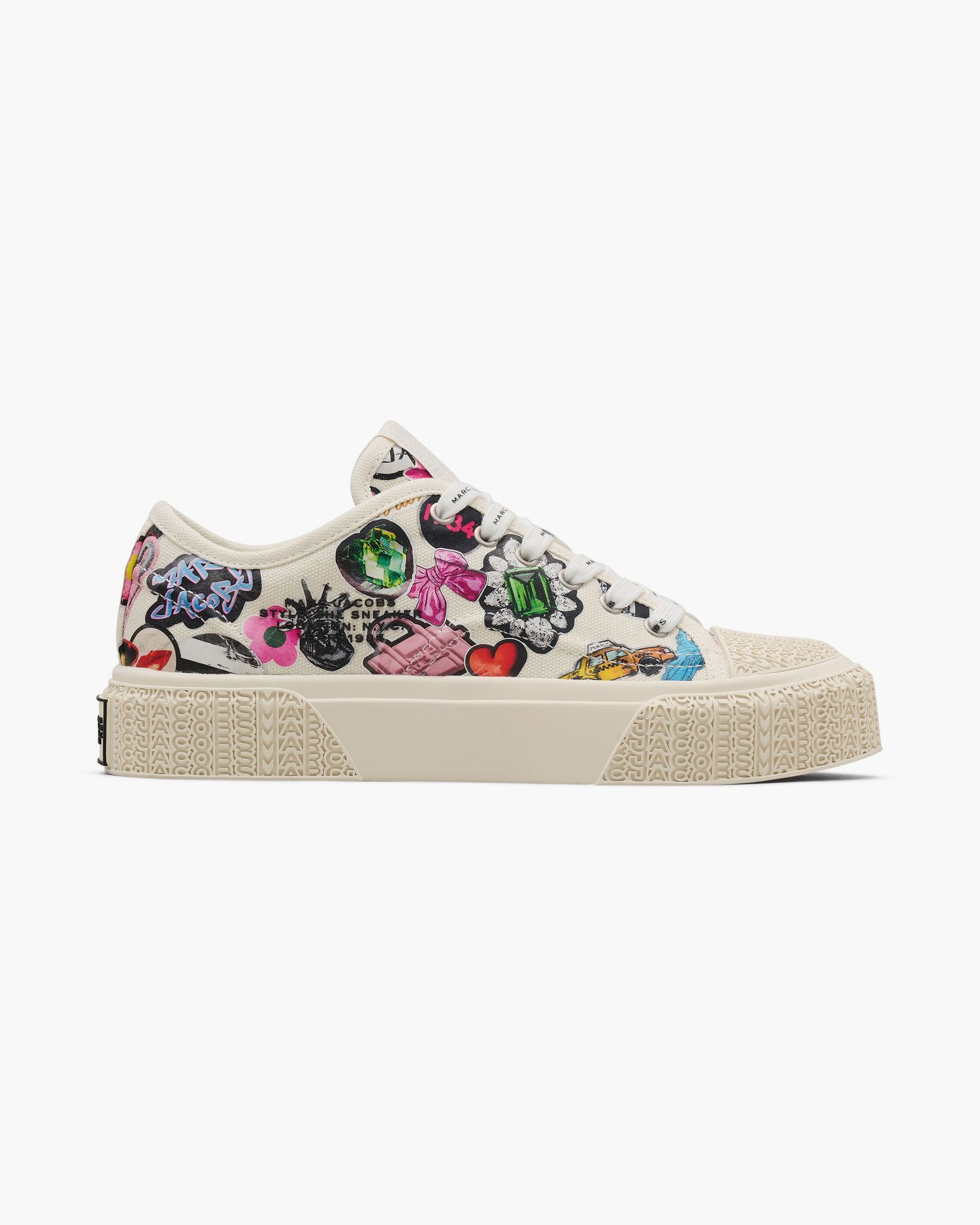 The Sticker Canvas Sneaker | Marc Jacobs Outlet