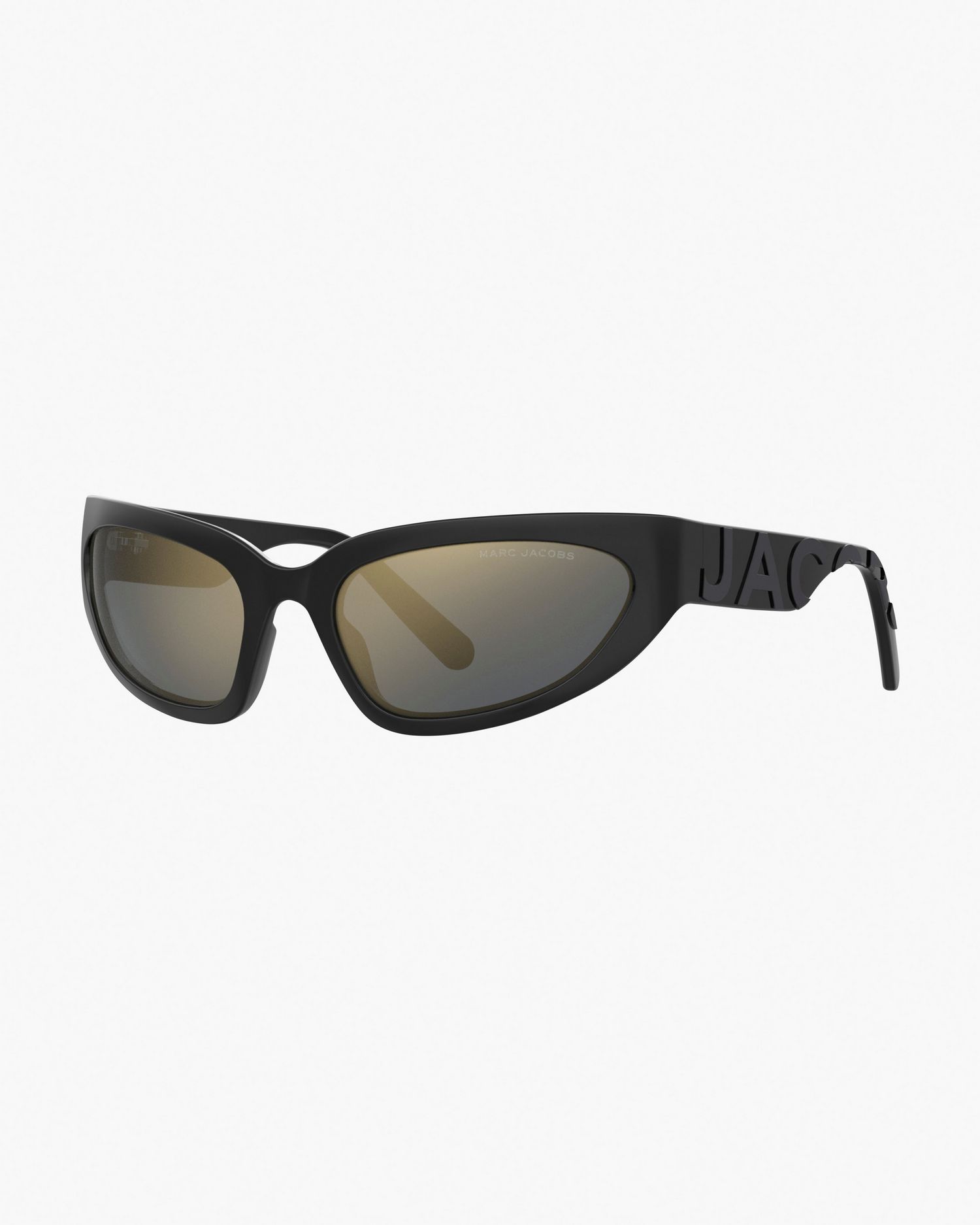 The Bold Logo Wrapped Mirrored Sunglasses | Marc Jacobs Outlet