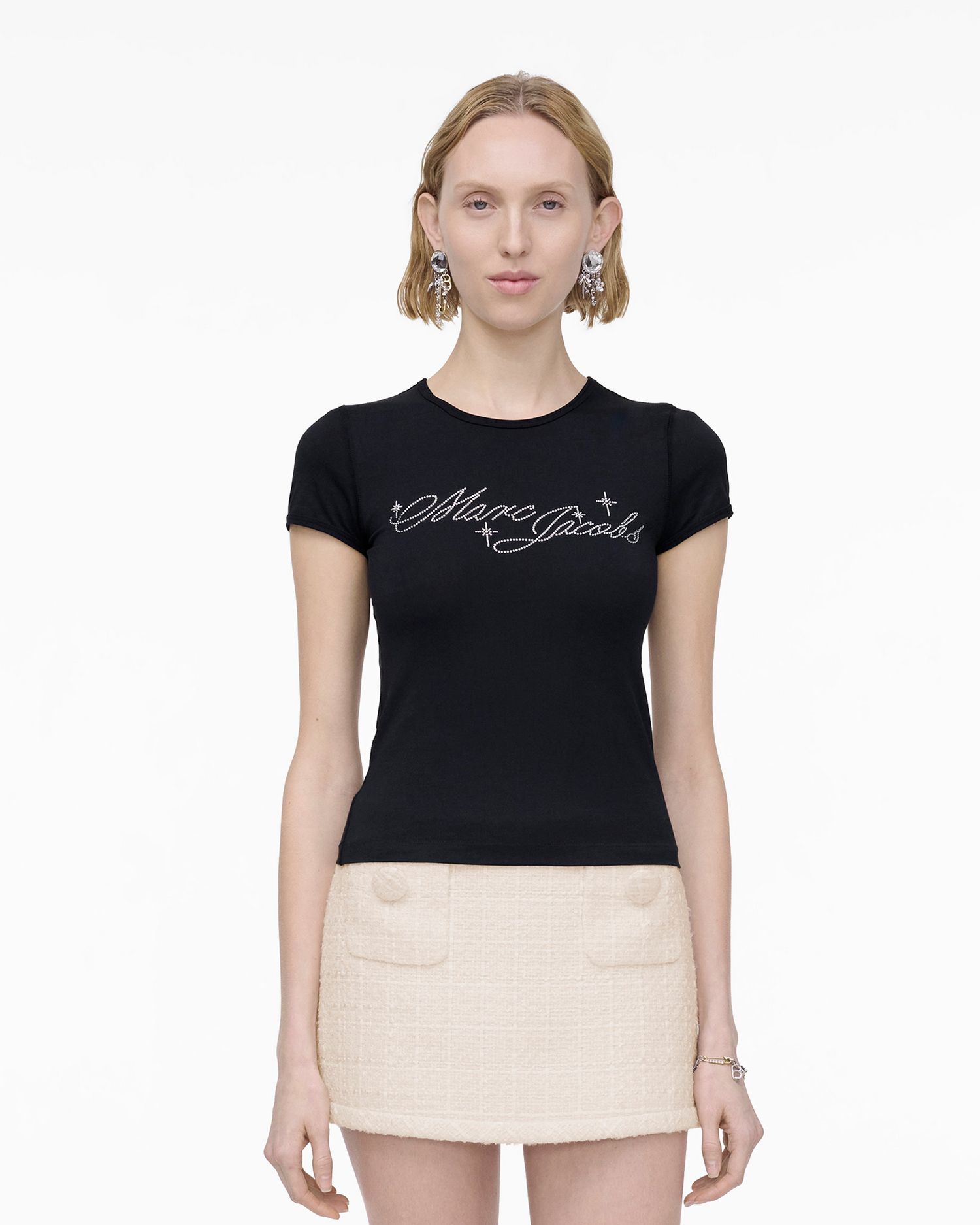 Charm Logo Shrunken Tee | Marc Jacobs Outlet