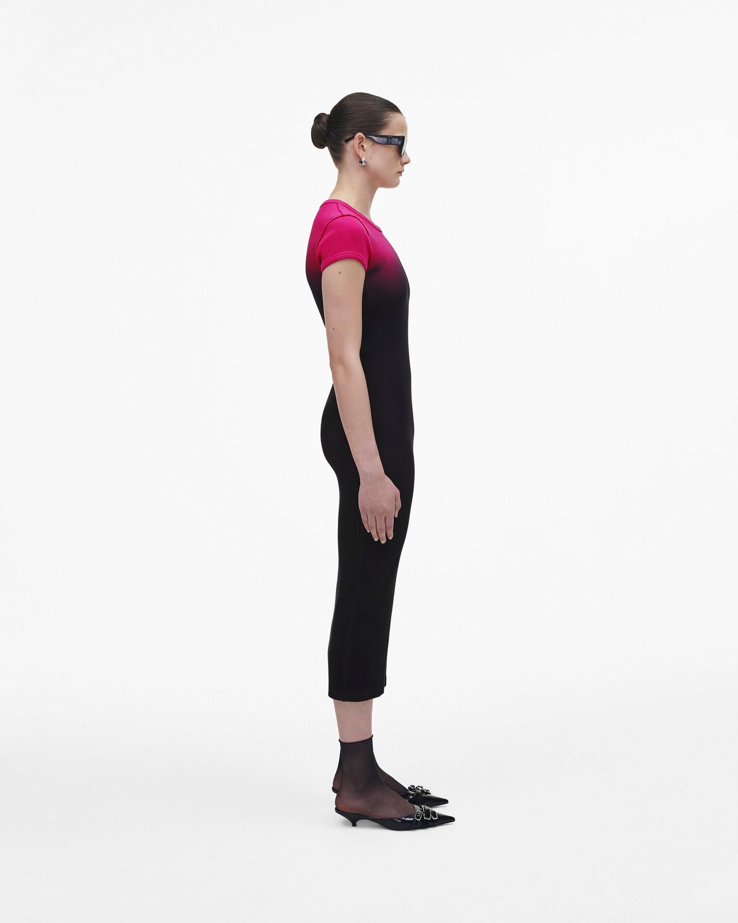 Ombré Spray Shrunken Tee Dress | Marc Jacobs Outlet