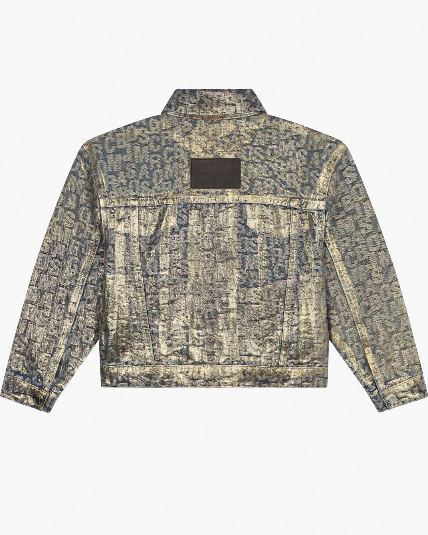 The Metallic Jumbled Logo Trucker Jacket | Marc Jacobs Outlet