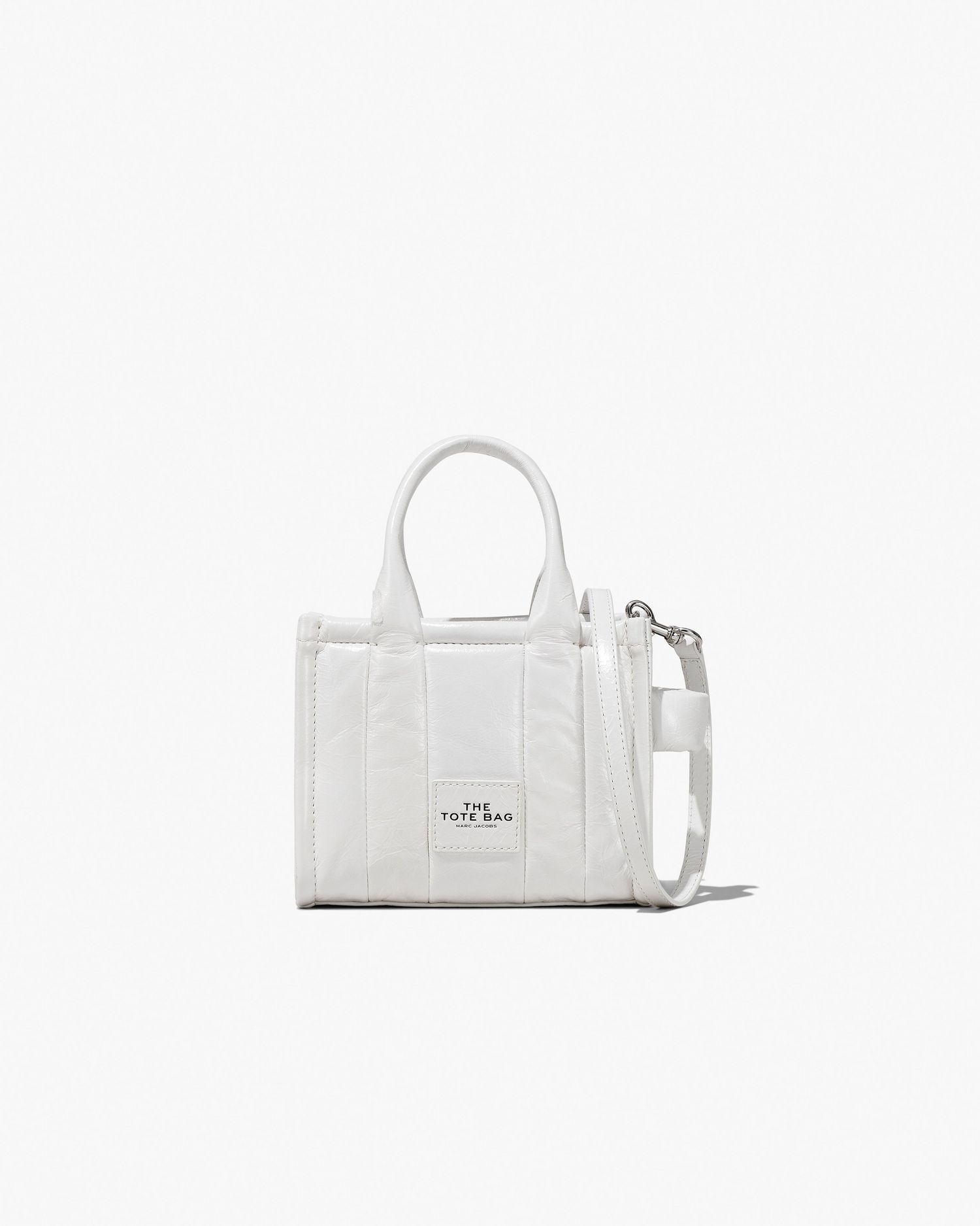 The Shiny Crinkle Leather Crossbody Tote | Marc Jacobs Outlet