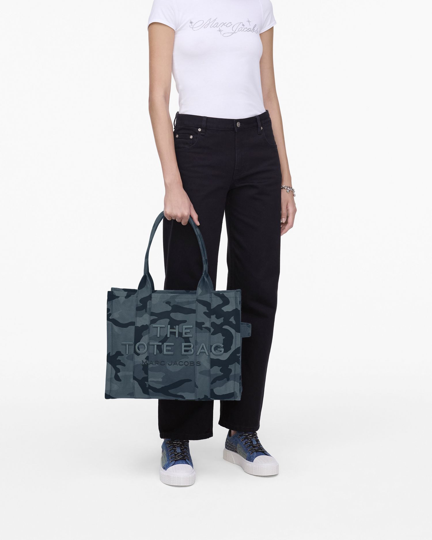 The Camo Jacquard Large Tote Bag | Marc Jacobs Outlet