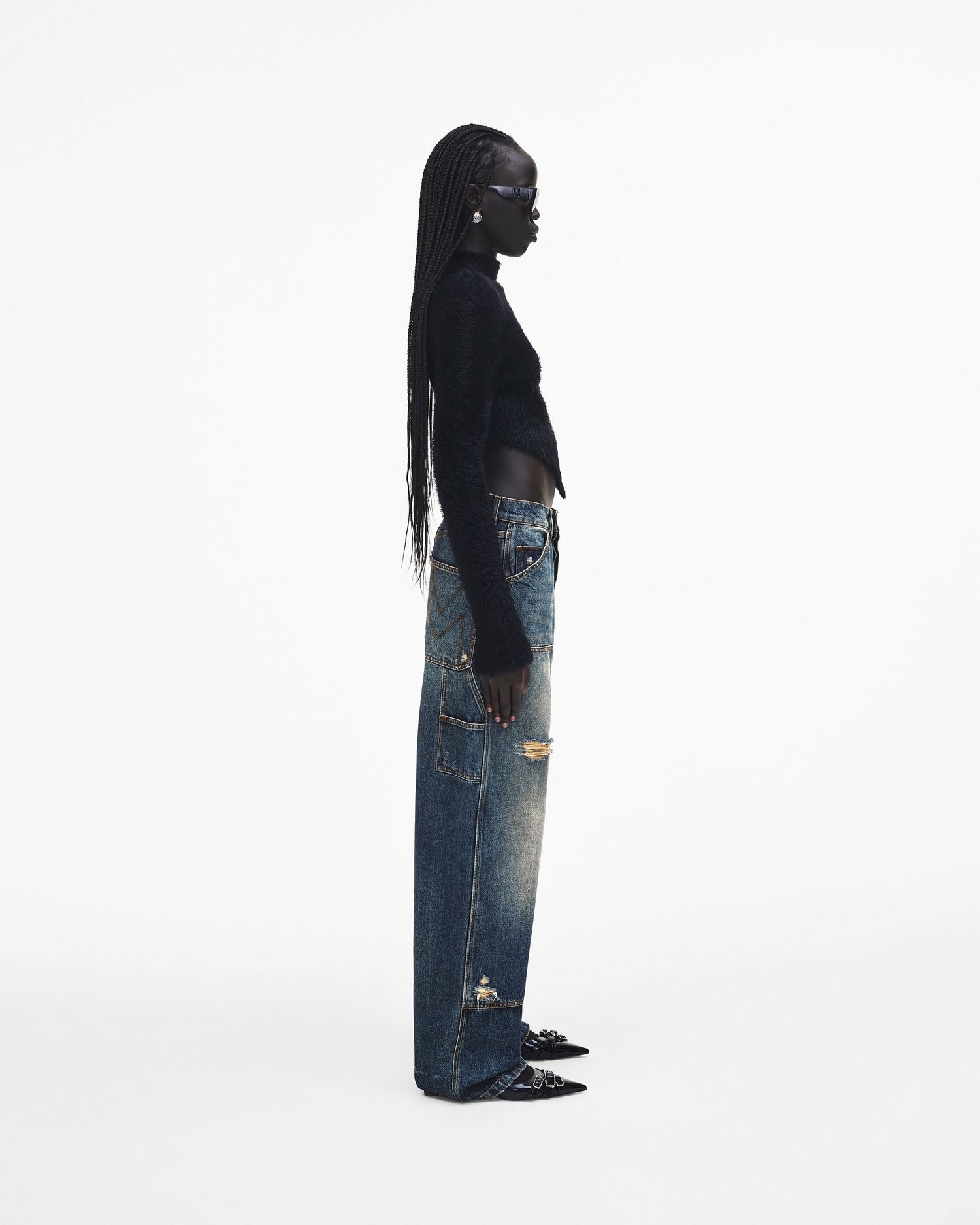 Hairy Grunge Pointed Sweater | Marc Jacobs Outlet