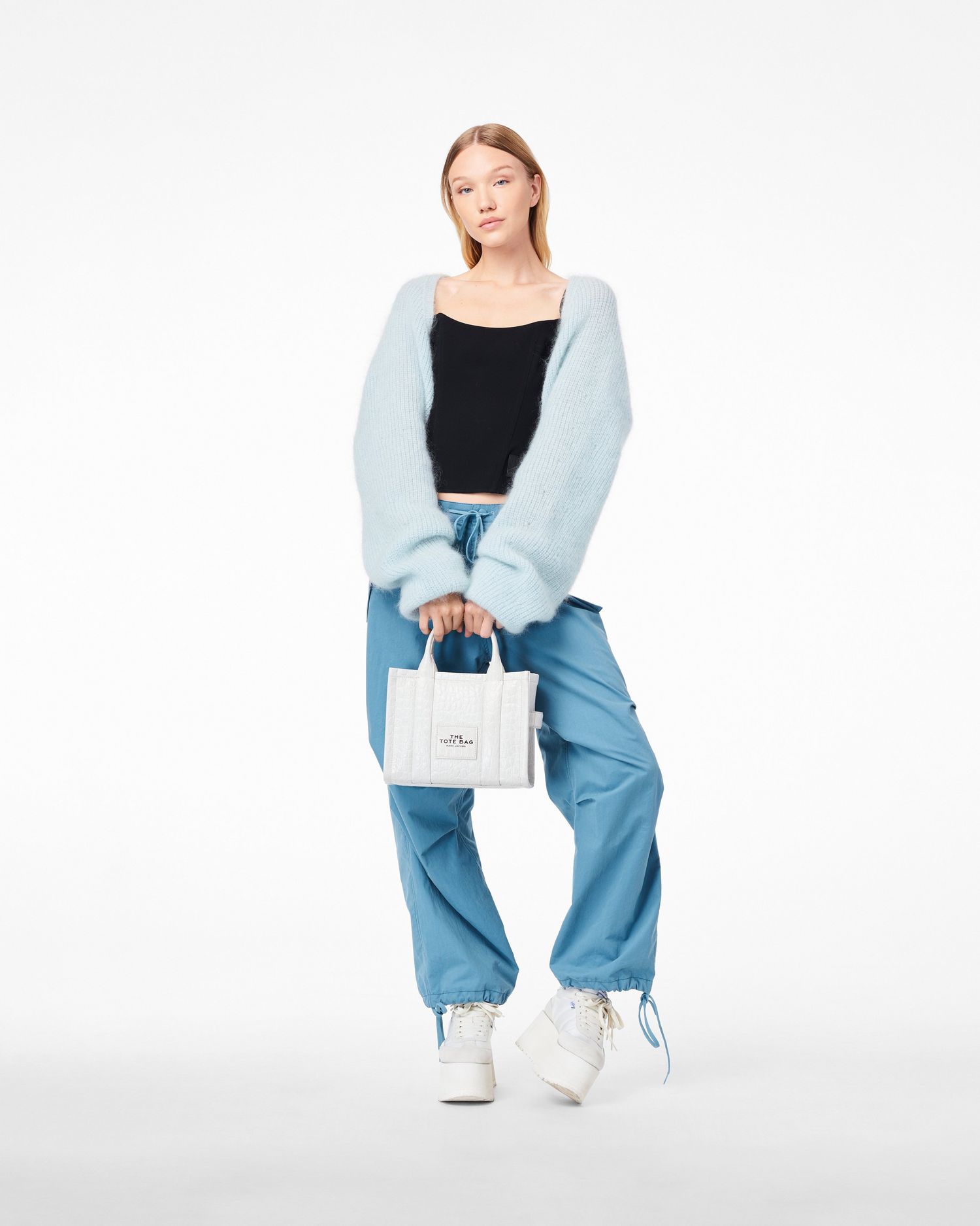 The Croc-Embossed Small Tote Bag | Marc Jacobs Outlet