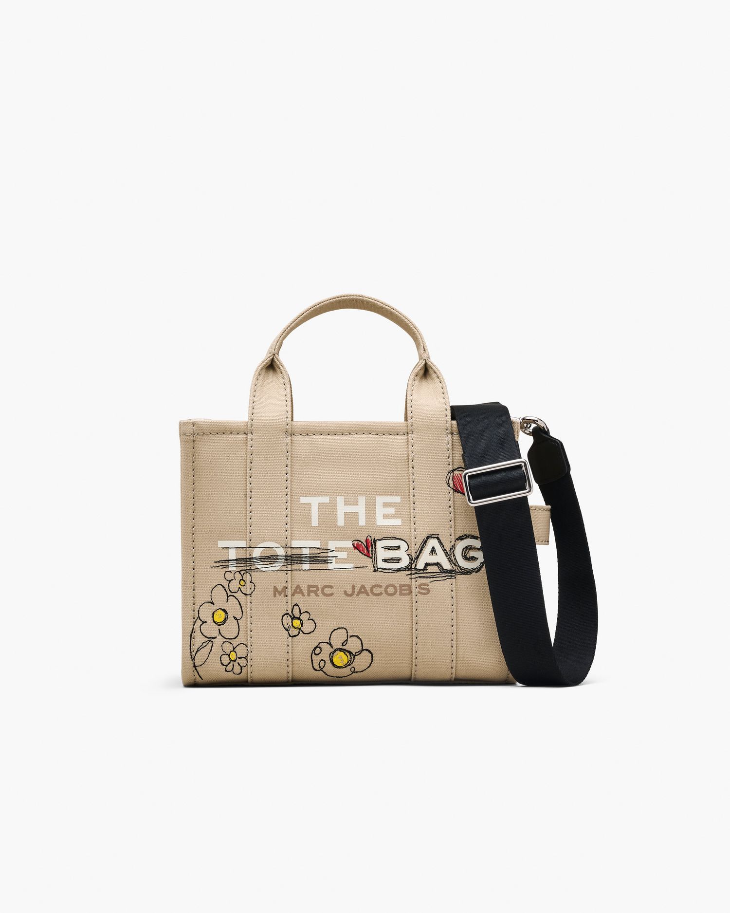 The Daisy Doodle Canvas Small Tote Bag | Marc Jacobs Outlet
