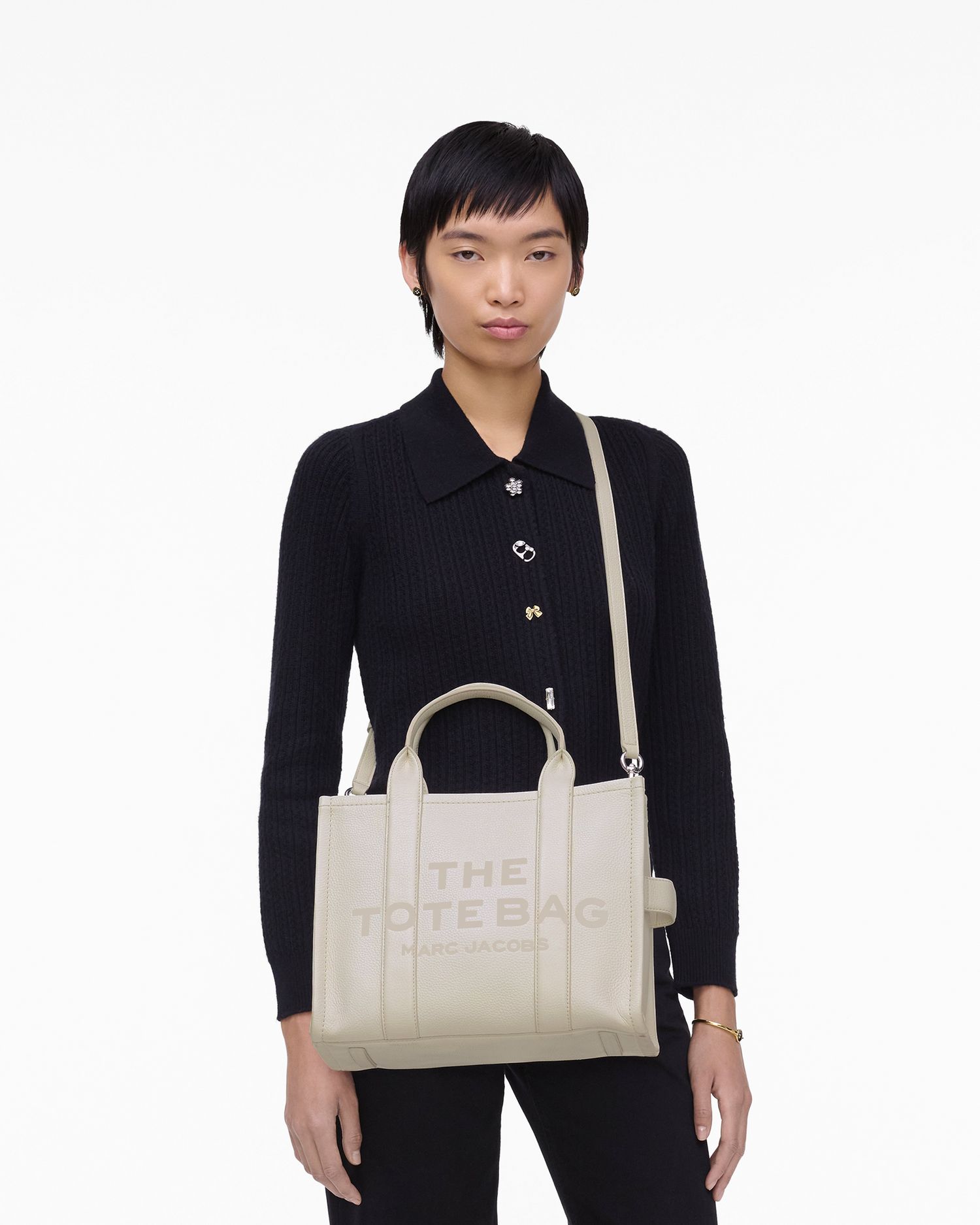 The Leather Medium Tote Bag | Marc Jacobs Outlet
