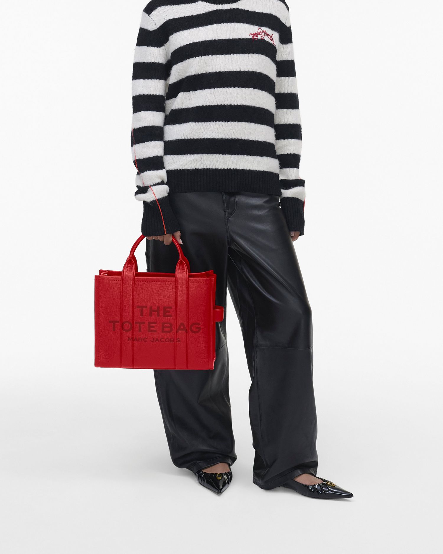 The Leather Medium Tote Bag | Marc Jacobs Outlet