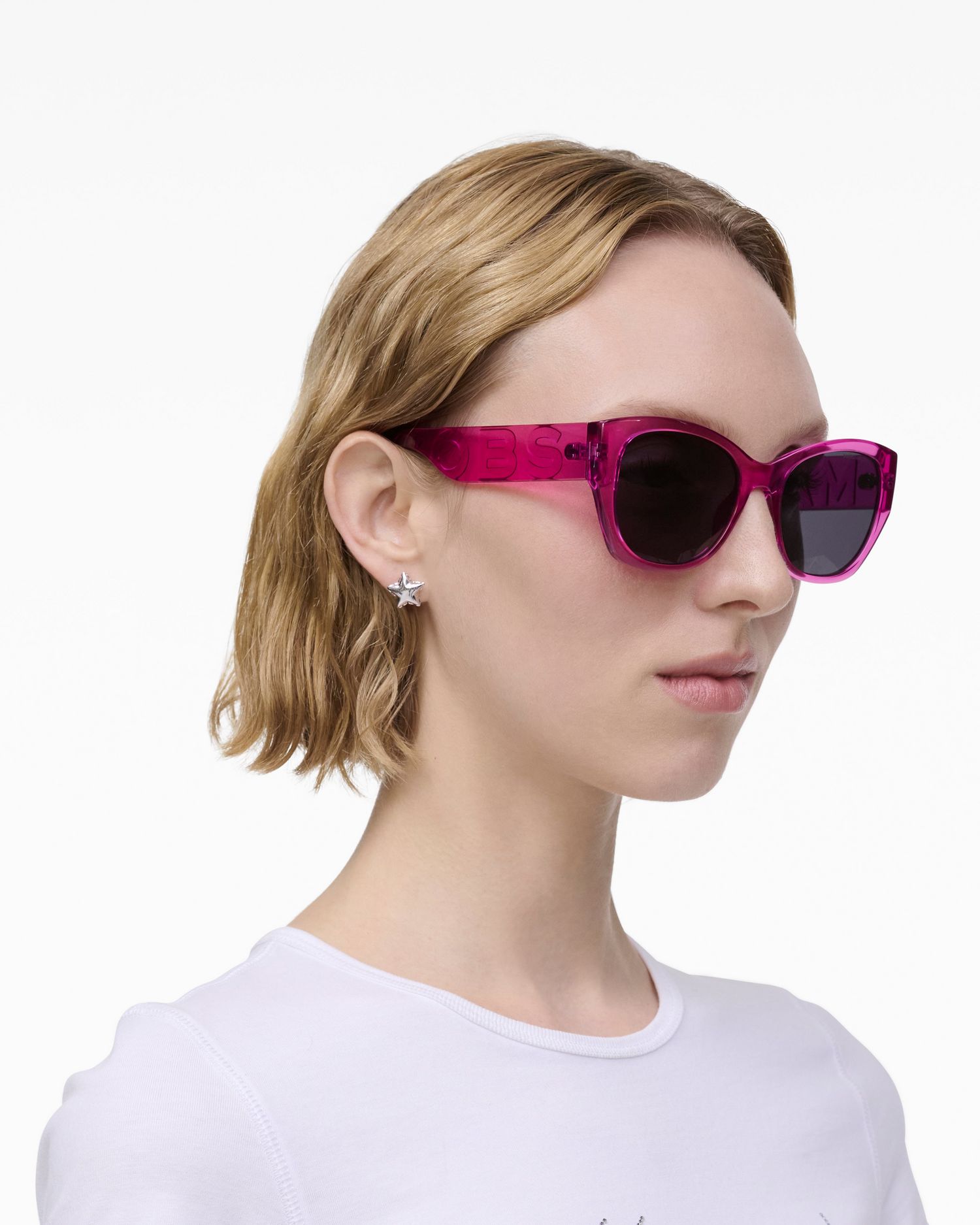 The Bold Logo Square Cat Eye Sunglasses | Marc Jacobs Outlet