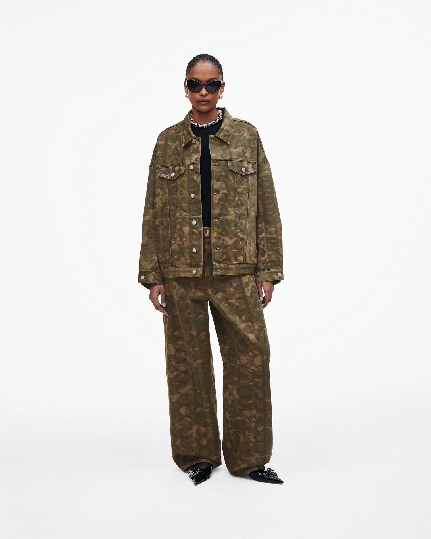 Camo Oversized Trucker | Marc Jacobs Outlet