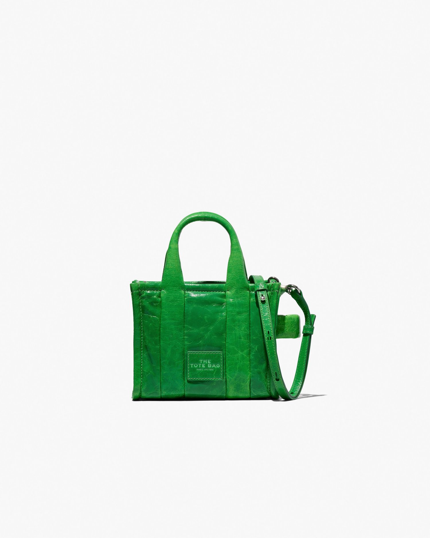 The Shiny Crinkle Leather Crossbody Tote | Marc Jacobs Outlet