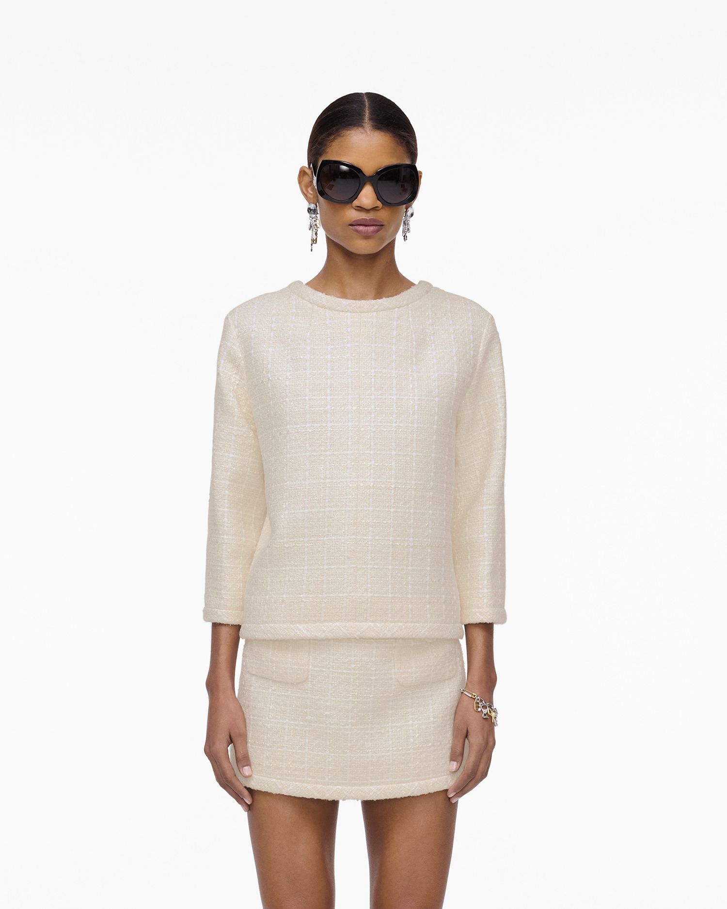 Tweed Backwards Lady Jacket | Marc Jacobs Outlet