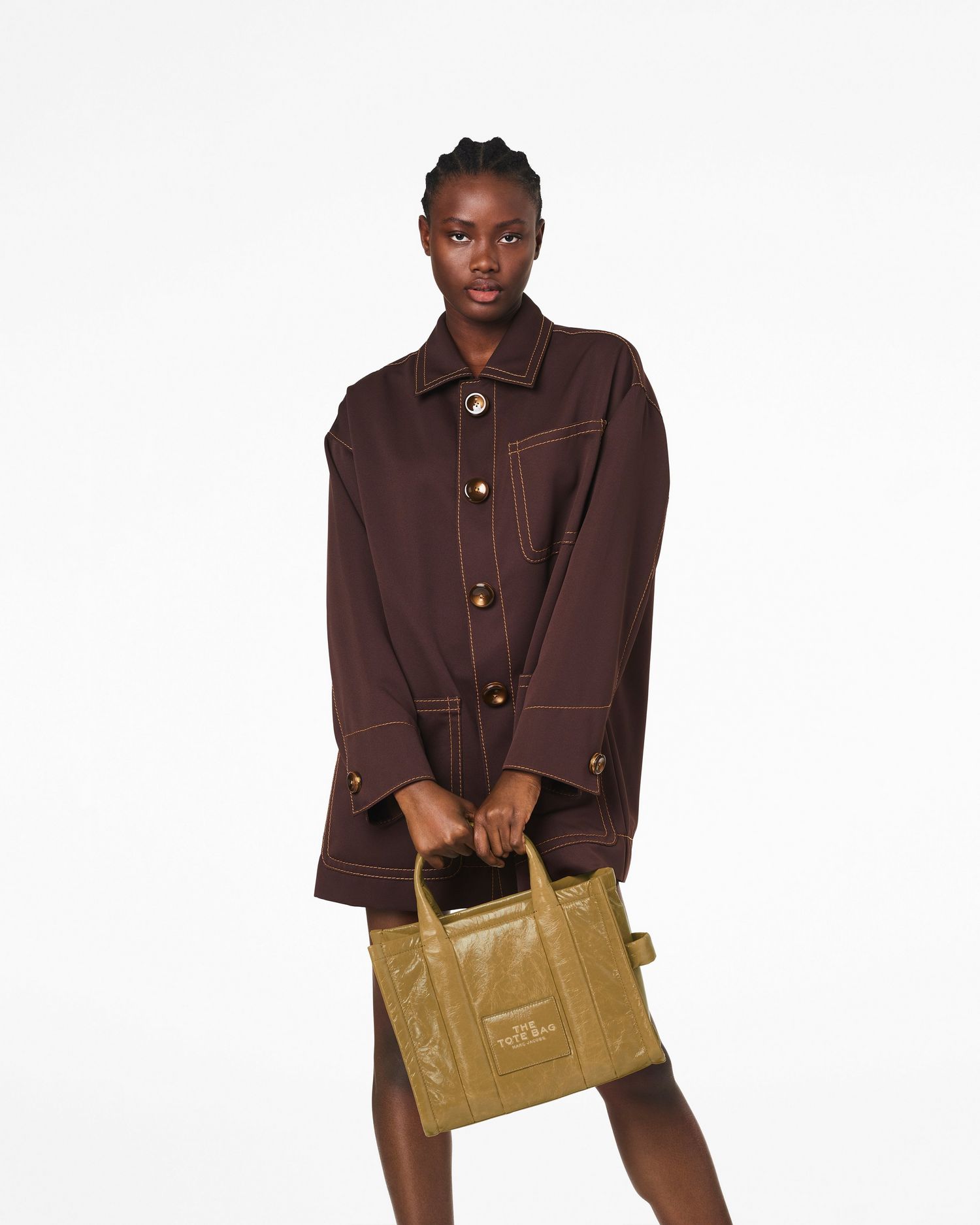 The Shiny Crinkle Medium Tote Bag | Marc Jacobs Outlet