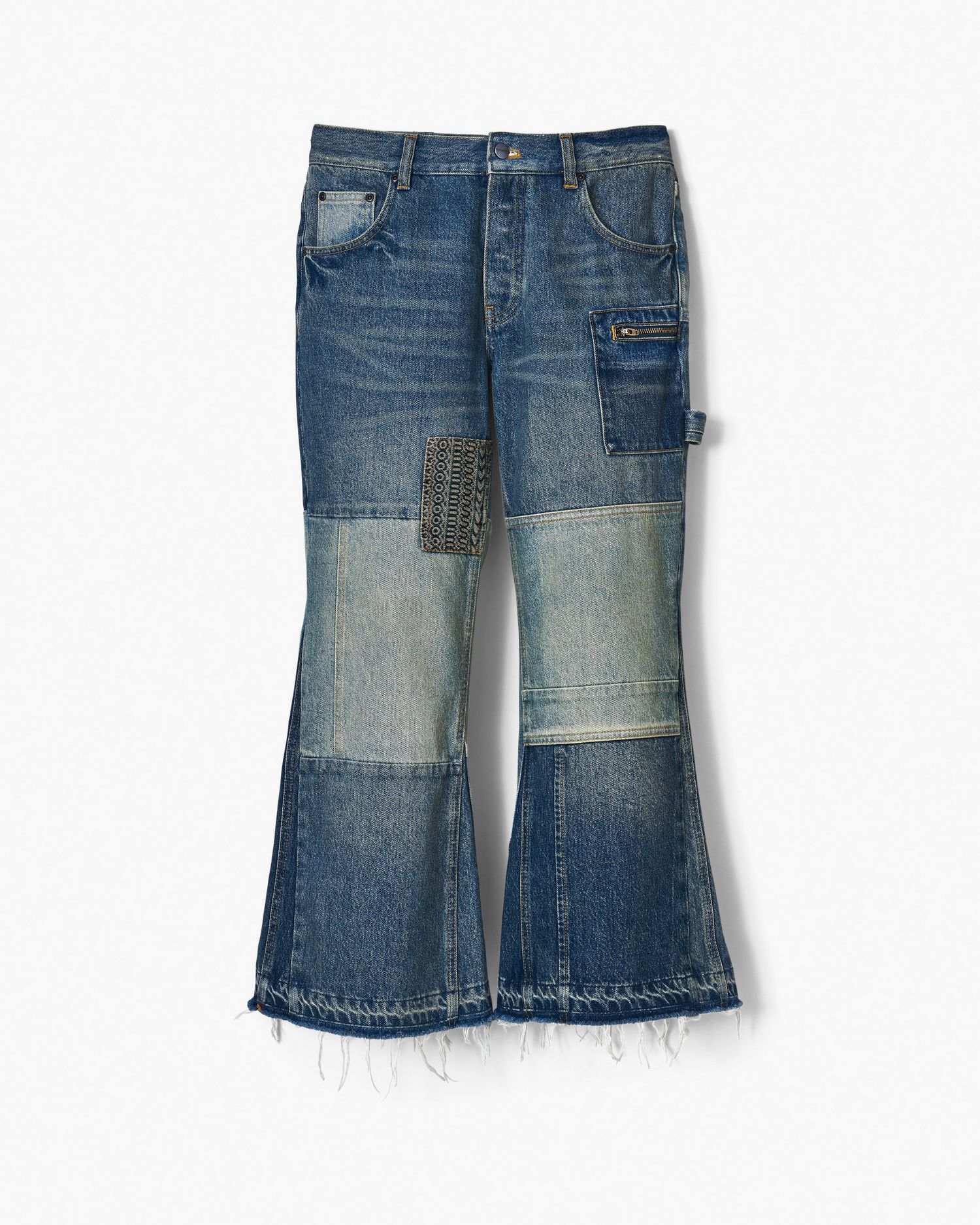 Patchwork Denim Cropped Flare Jean | Marc Jacobs Outlet