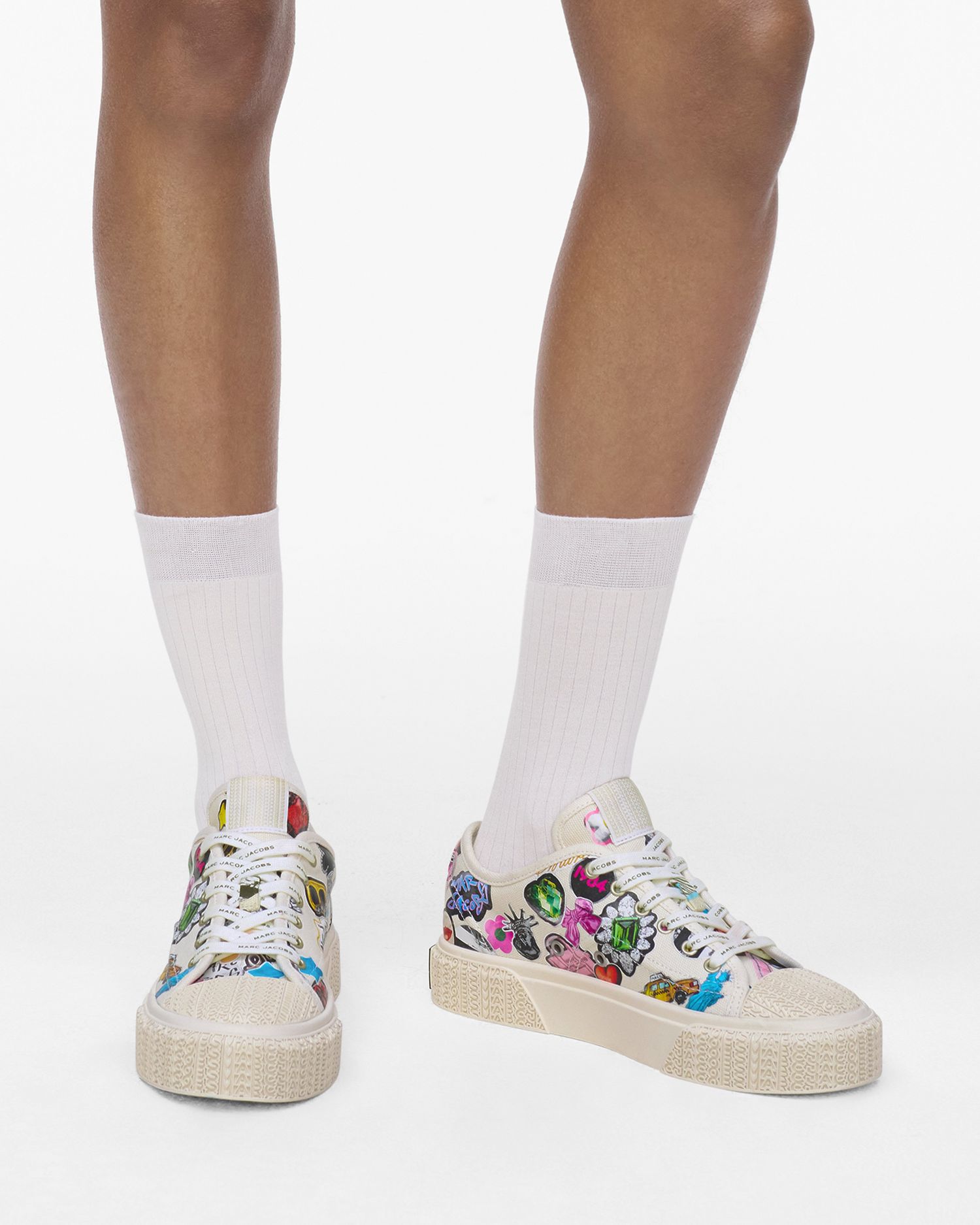 The Sticker Canvas Sneaker | Marc Jacobs Outlet