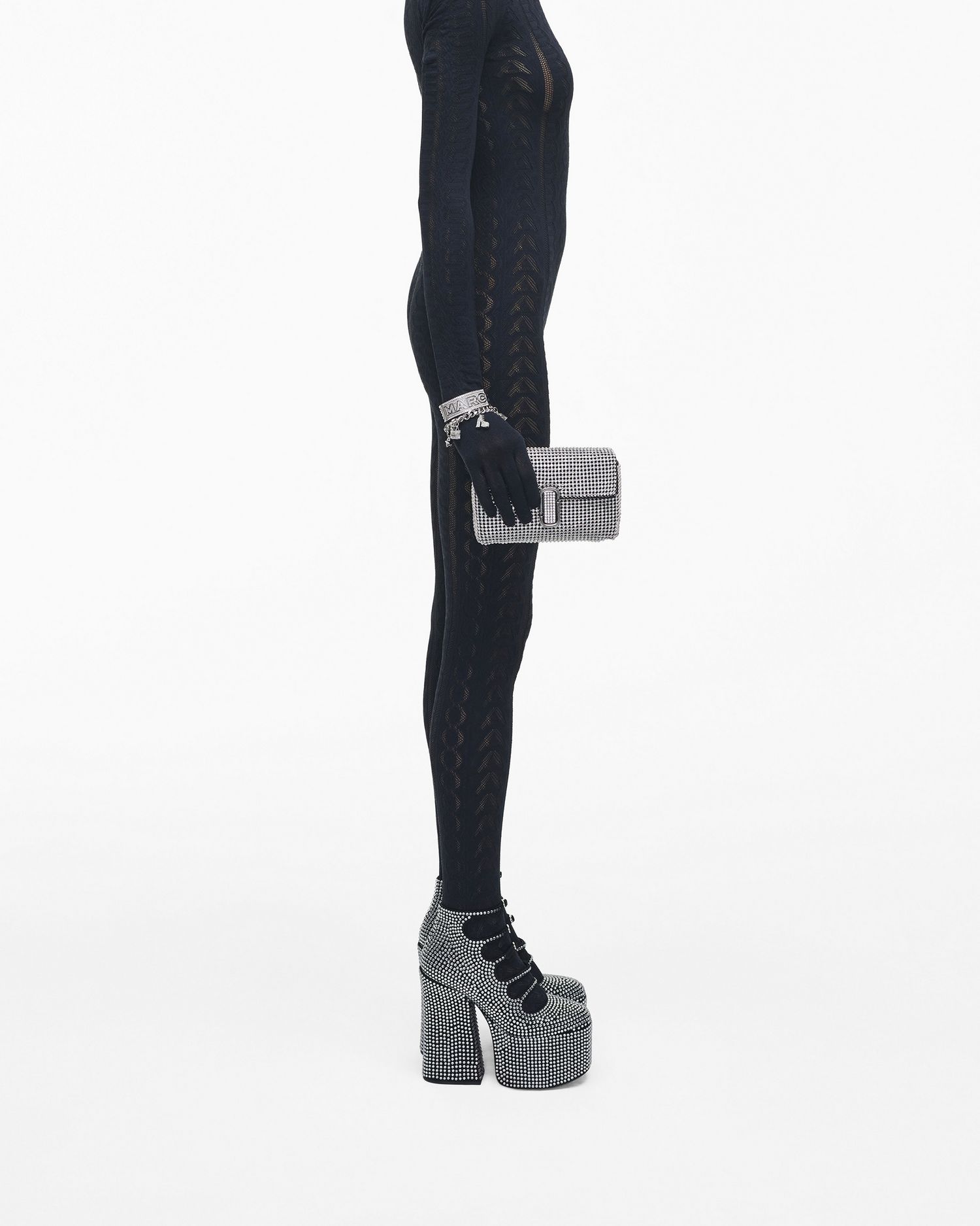 The Rhinestone J Marc Mini Shoulder Bag | Marc Jacobs Outlet