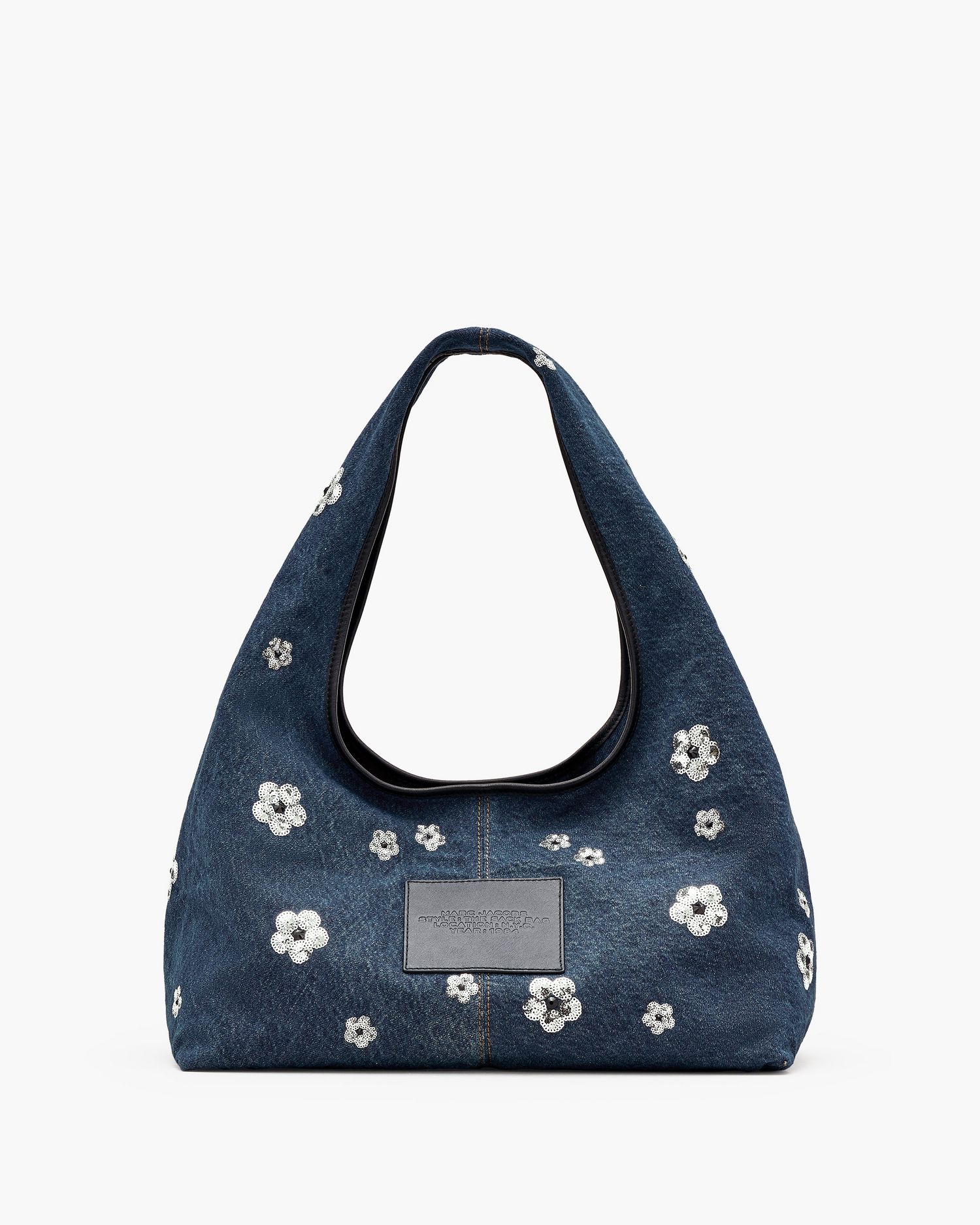 The Sequin Daisy Denim Sack Bag | Marc Jacobs Outlet