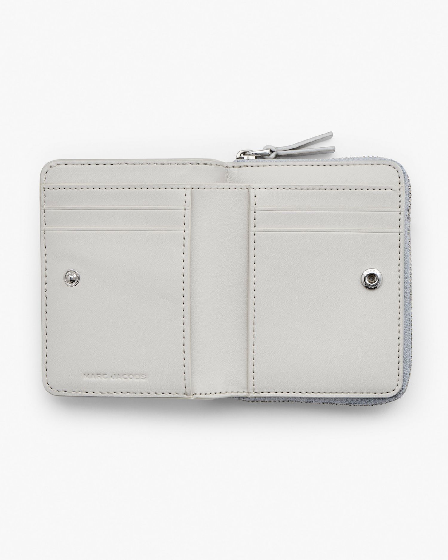 The Metallic Leather Mini Compact Wallet | Marc Jacobs Outlet