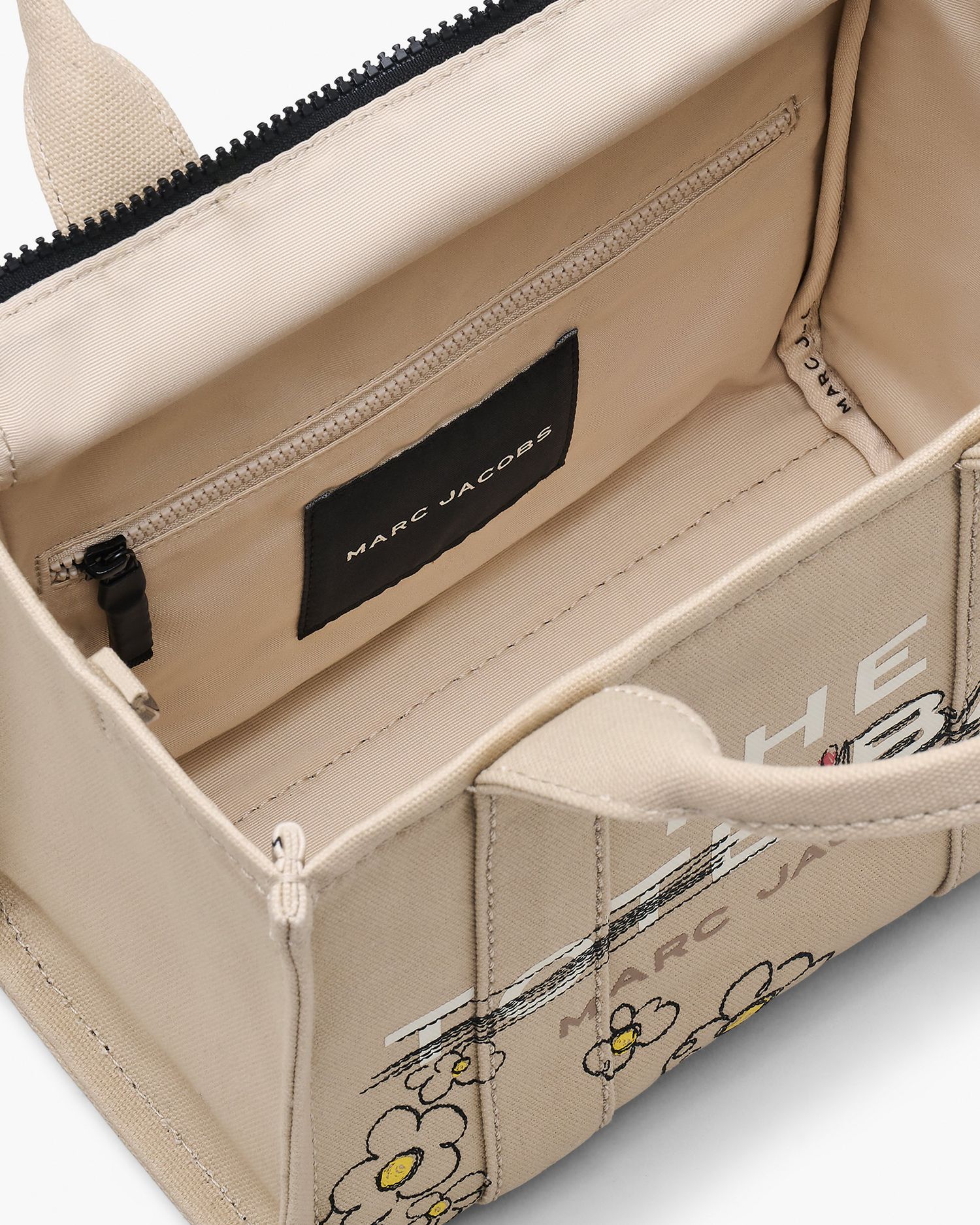 The Daisy Doodle Canvas Small Tote Bag | Marc Jacobs Outlet