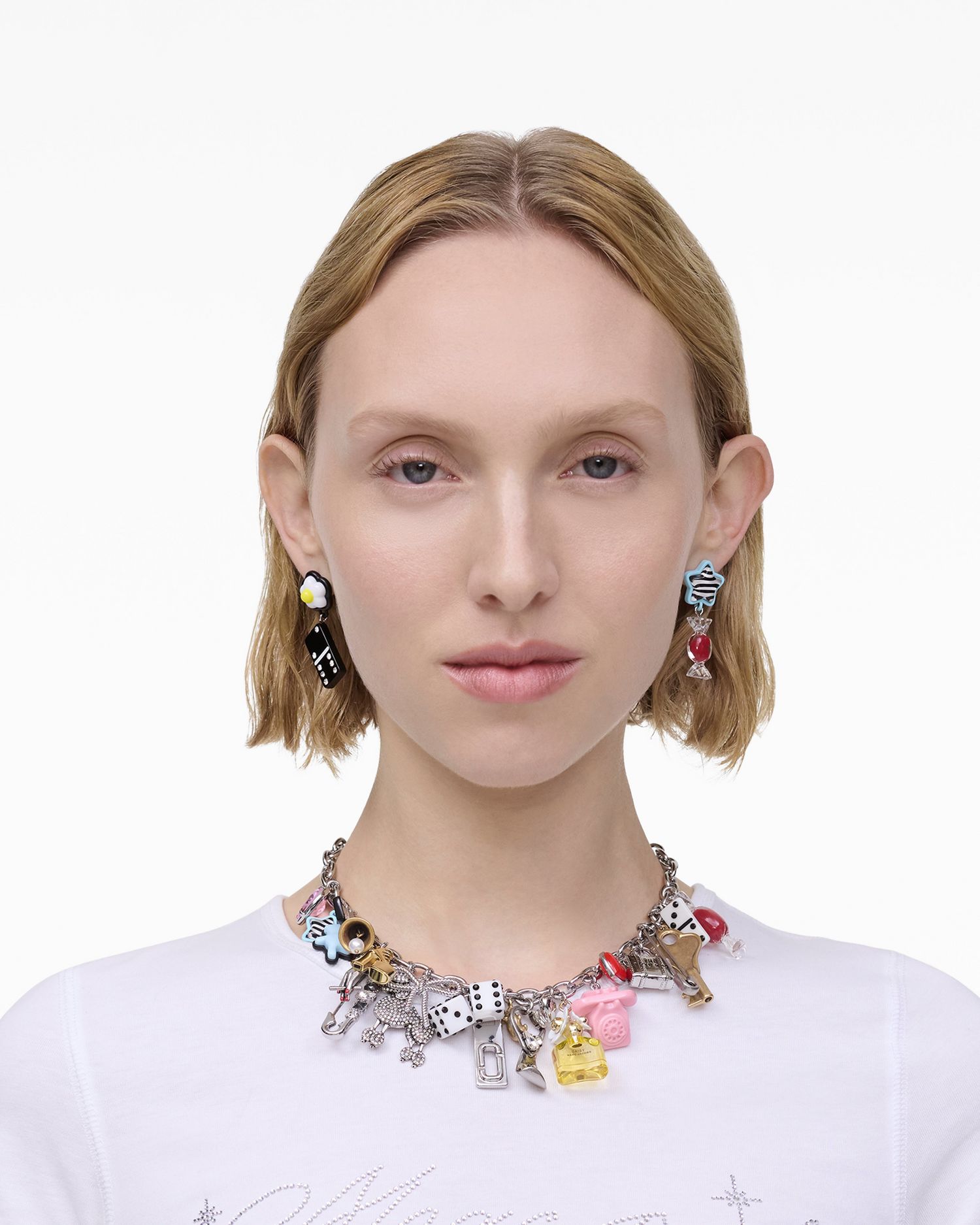 The Sticker Charm Statement Necklace | Marc Jacobs Outlet