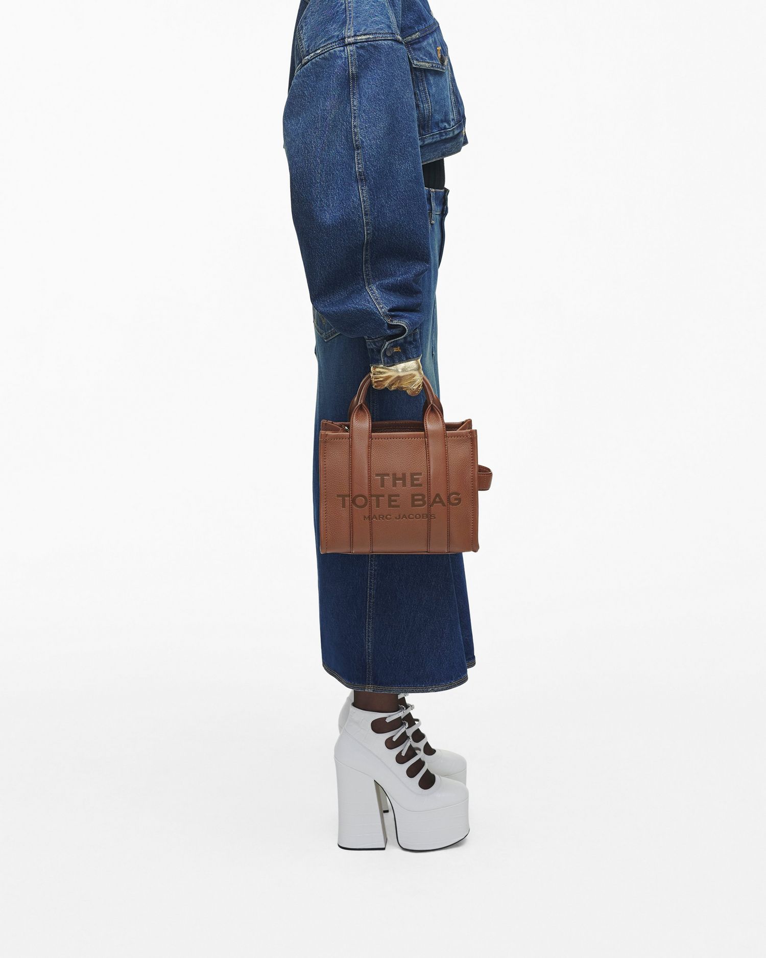 The Leather Small Tote Bag | Marc Jacobs Outlet