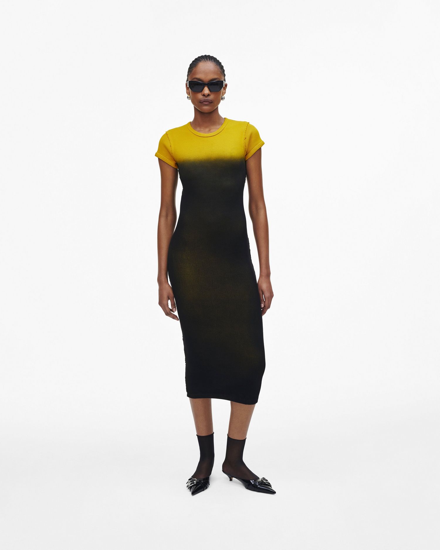 Ombré Spray Shrunken Tee Dress | Marc Jacobs Outlet