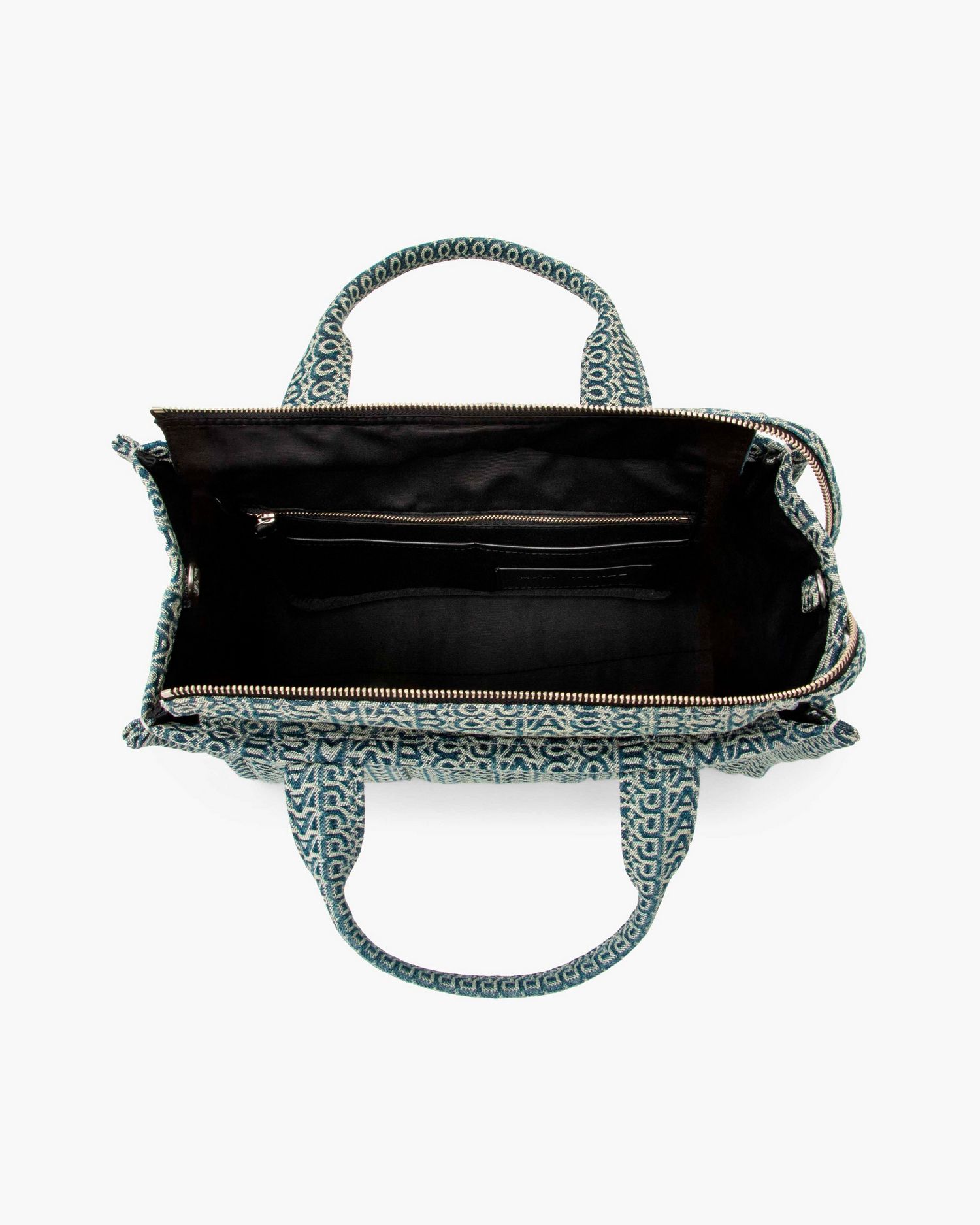 The Washed Monogram Denim Medium Tote Bag | Marc Jacobs Outlet