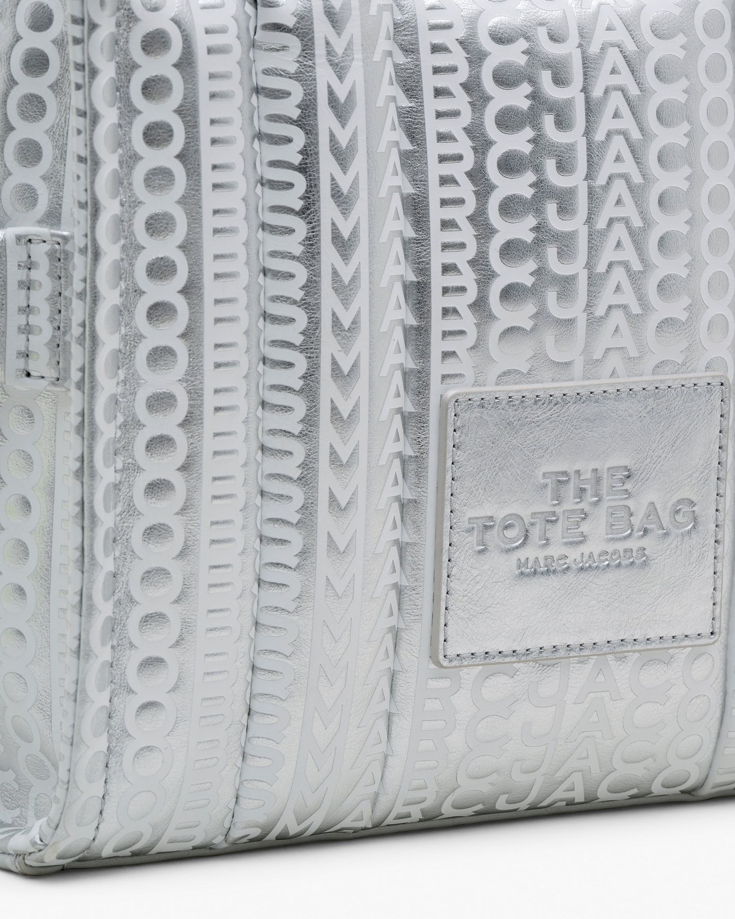 The Monogram Metallic Small Tote Bag | Marc Jacobs Outlet