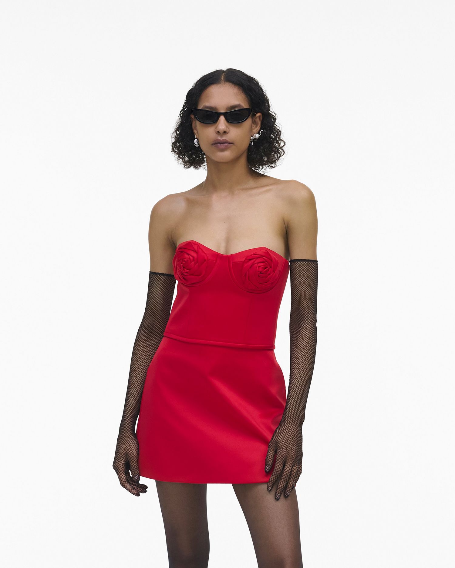 The Satin Rose Corset | Marc Jacobs Outlet