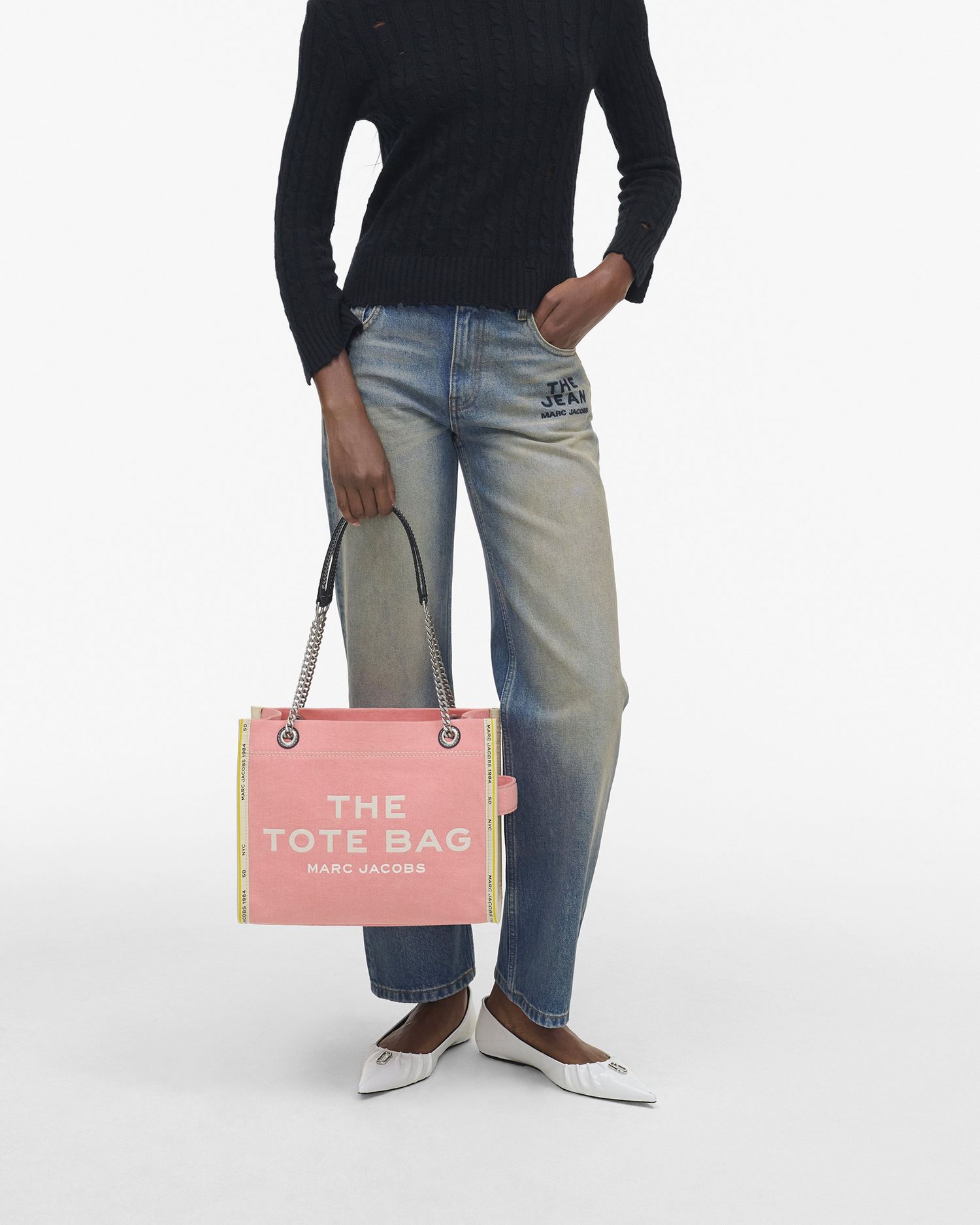 The Denim Chain Medium Tote Bag | Marc Jacobs Outlet