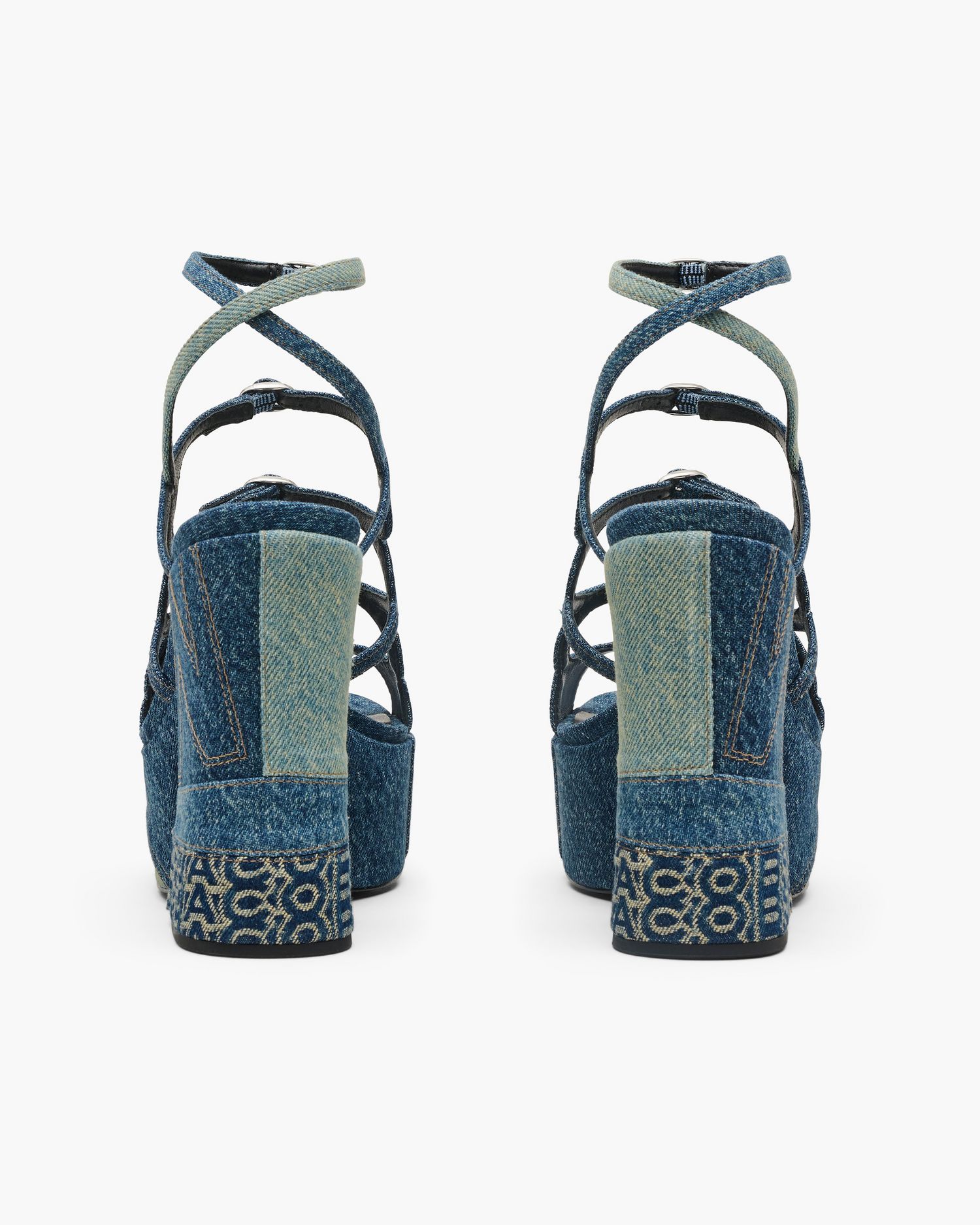 The Deconstructed Denim Kiki Platform Sandal | Marc Jacobs Outlet