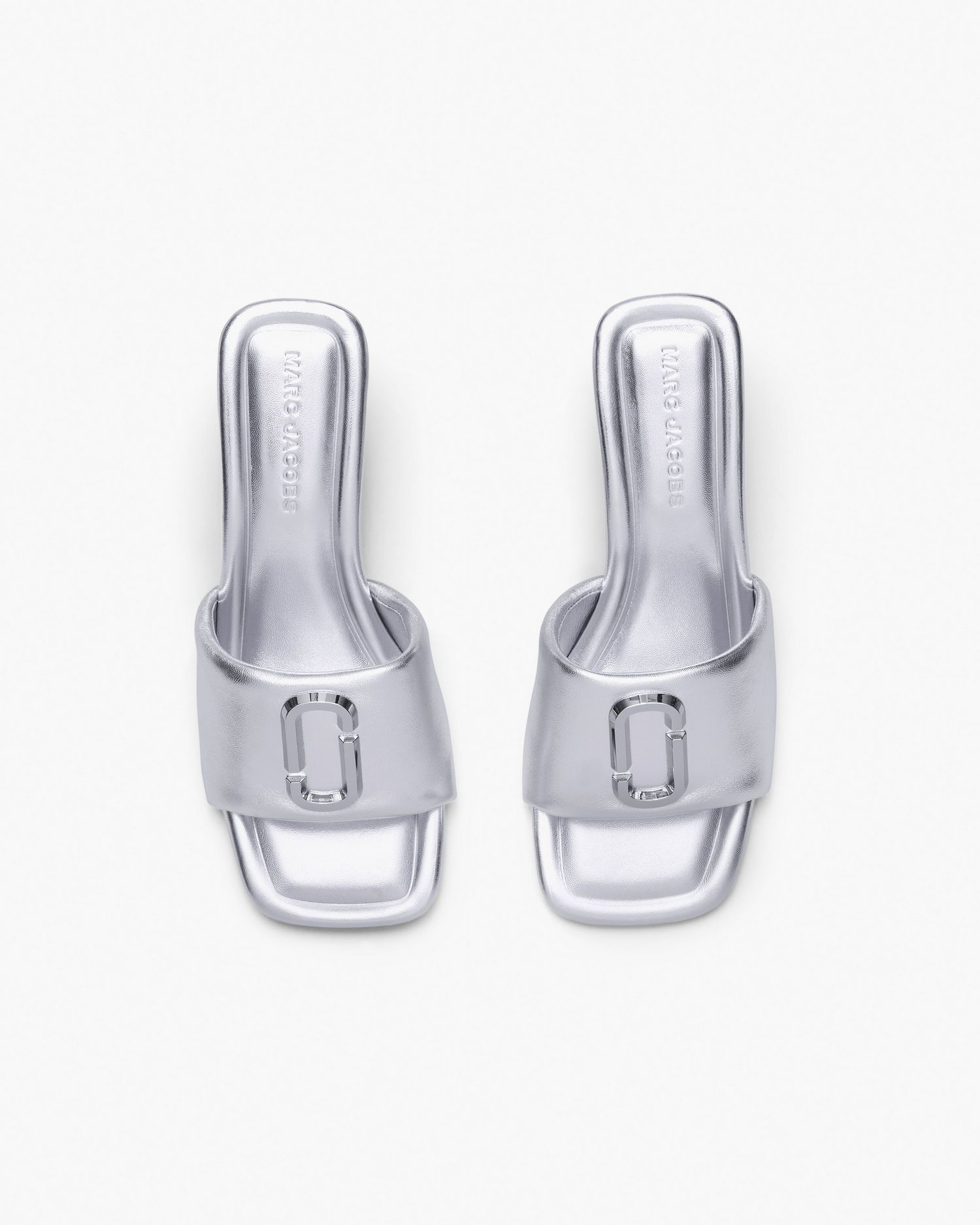 The Metallic J Marc Heeled Sandal | Marc Jacobs Outlet