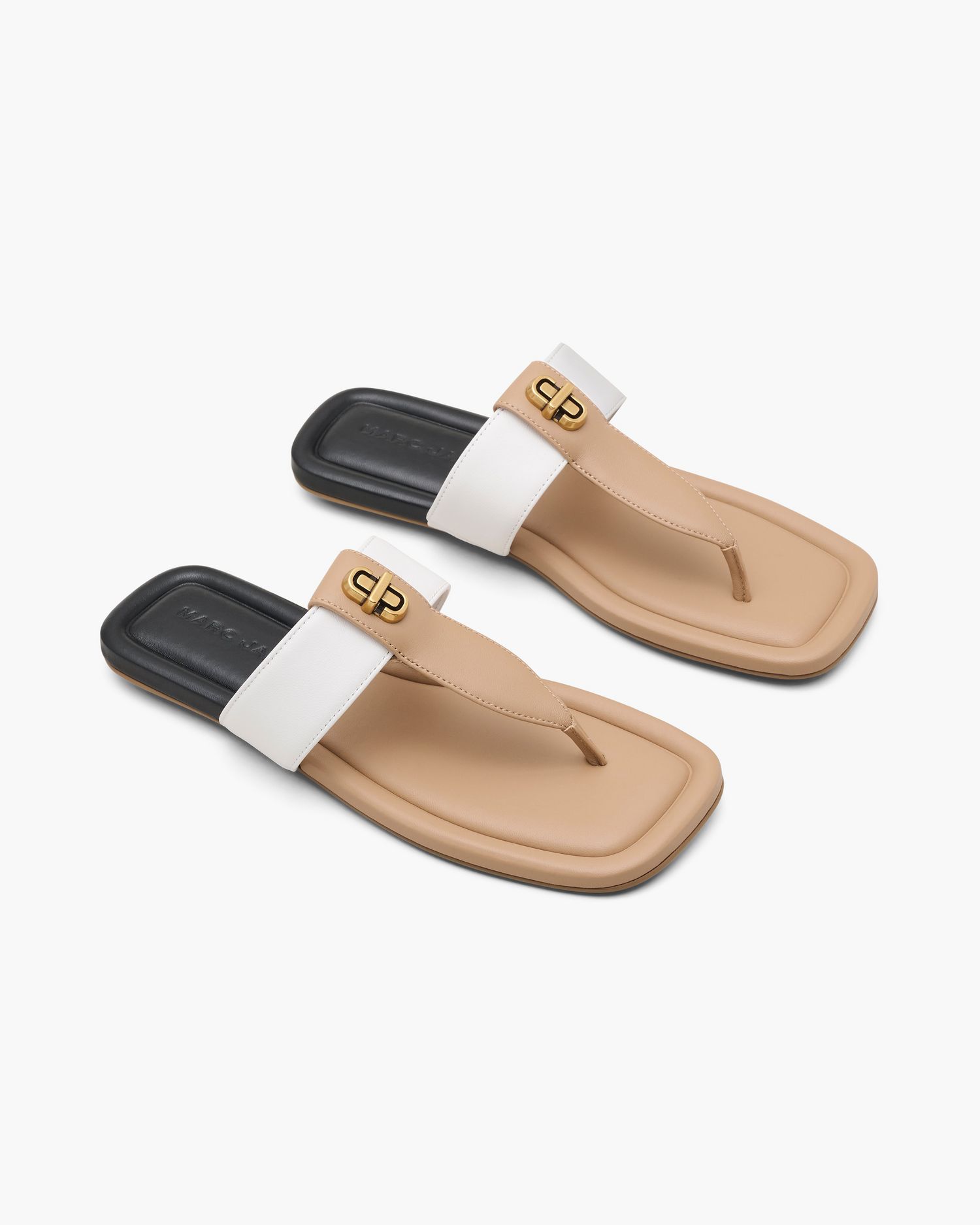 The Colorblock Dual T-Strap Sandal | Marc Jacobs Outlet