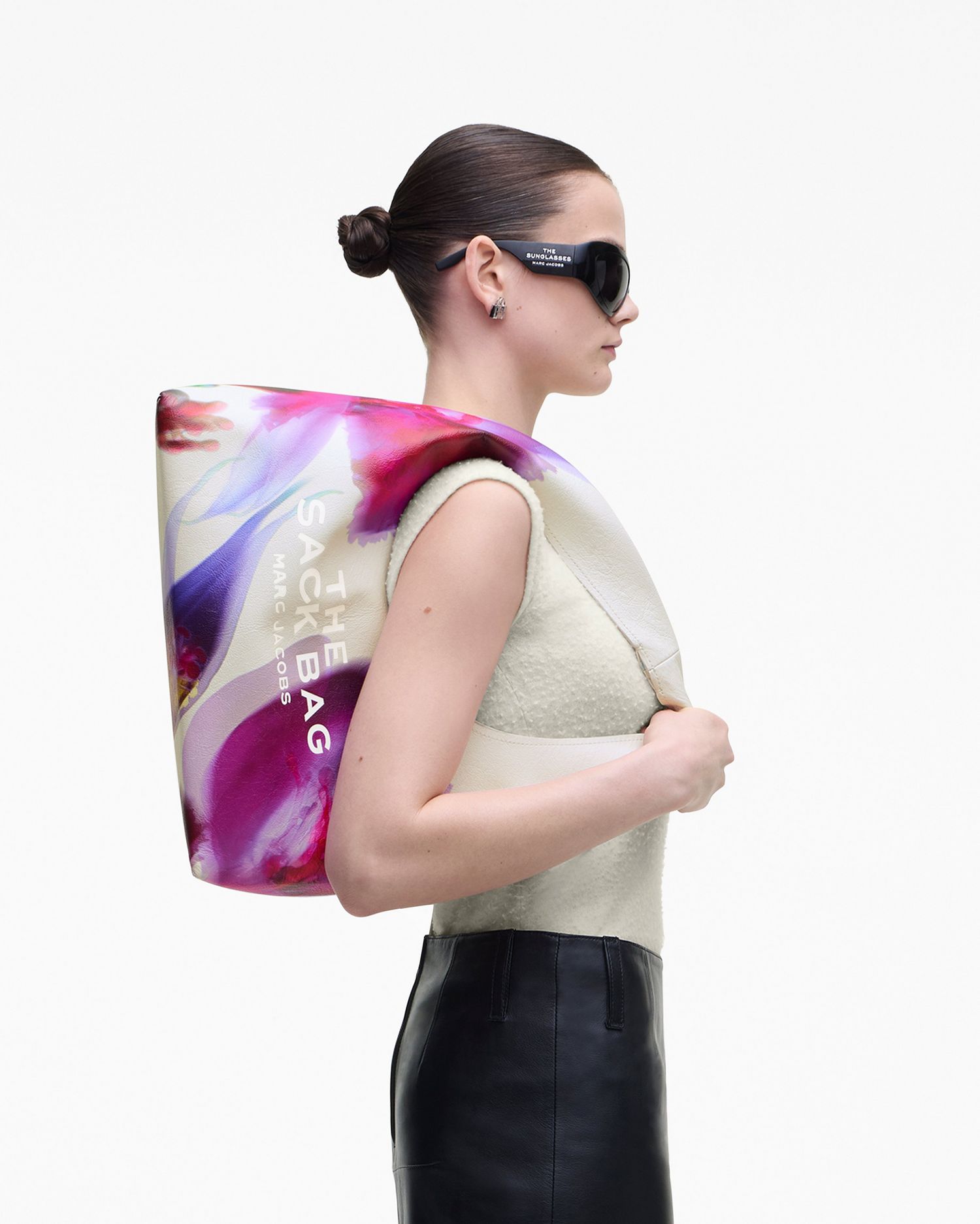The Future Floral Leather Sack Bag | Marc Jacobs Outlet