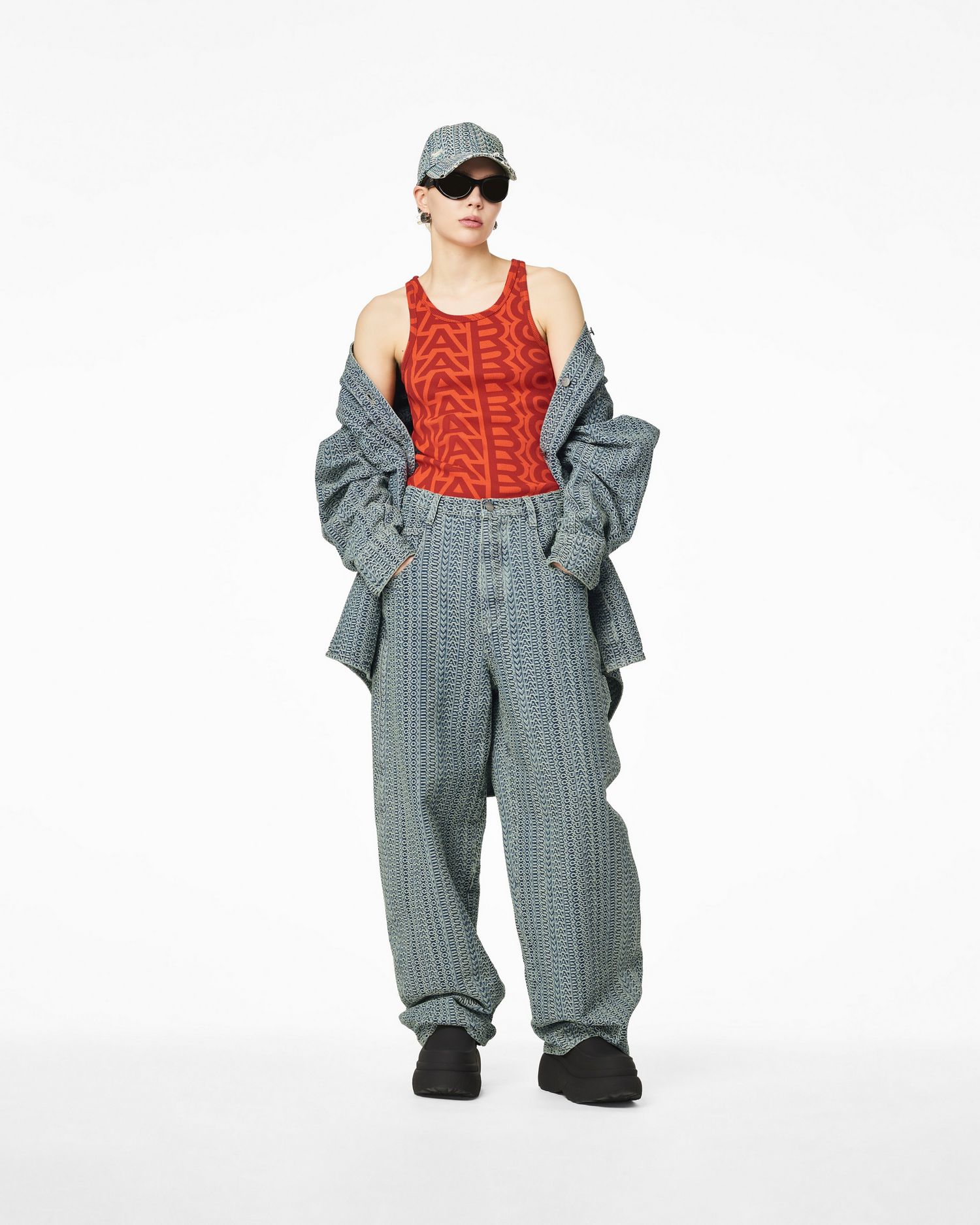 The Washed Monogram Oversized Jean | Marc Jacobs Outlet