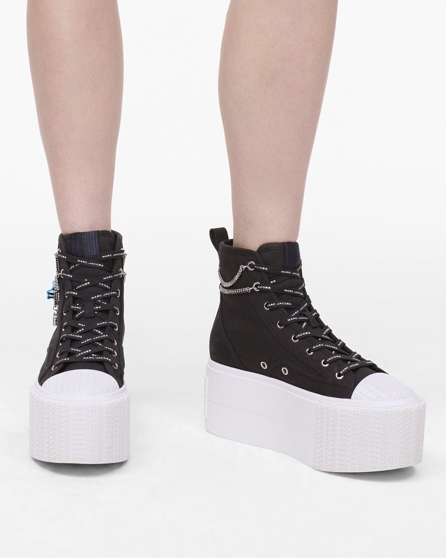 The Sticker Charm Platform High Top Sneaker | Marc Jacobs Outlet