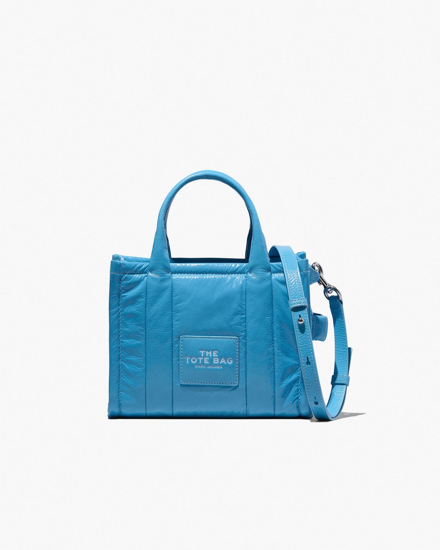 The Shiny Crinkle Leather Small Tote | Marc Jacobs Outlet