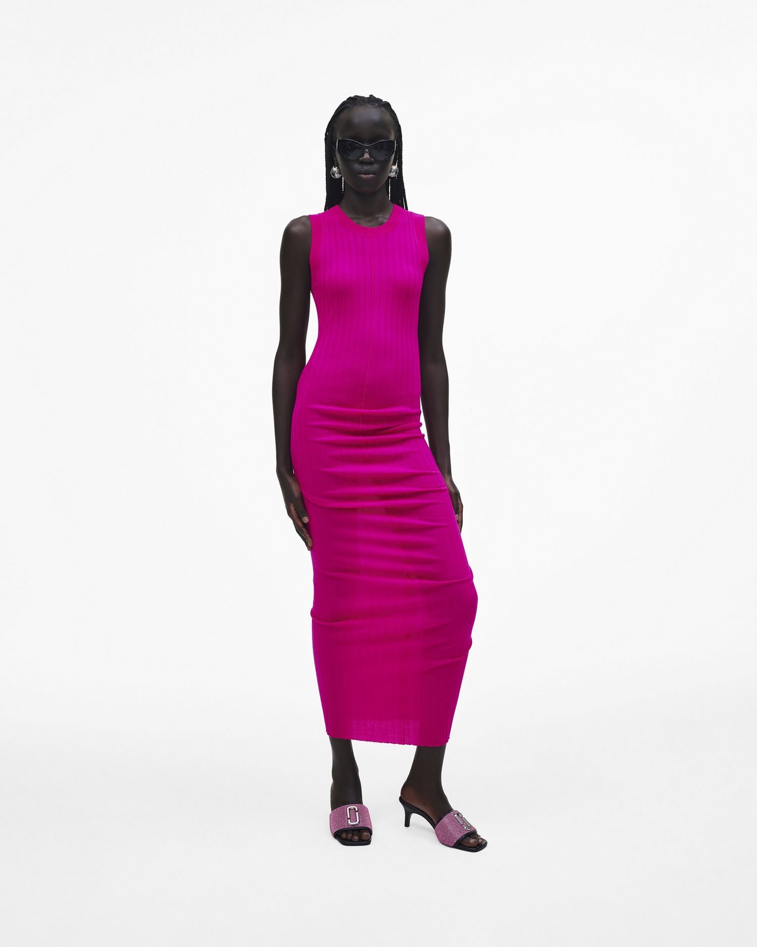 The Rhinestone J Marc Heeled Sandal | Marc Jacobs Outlet