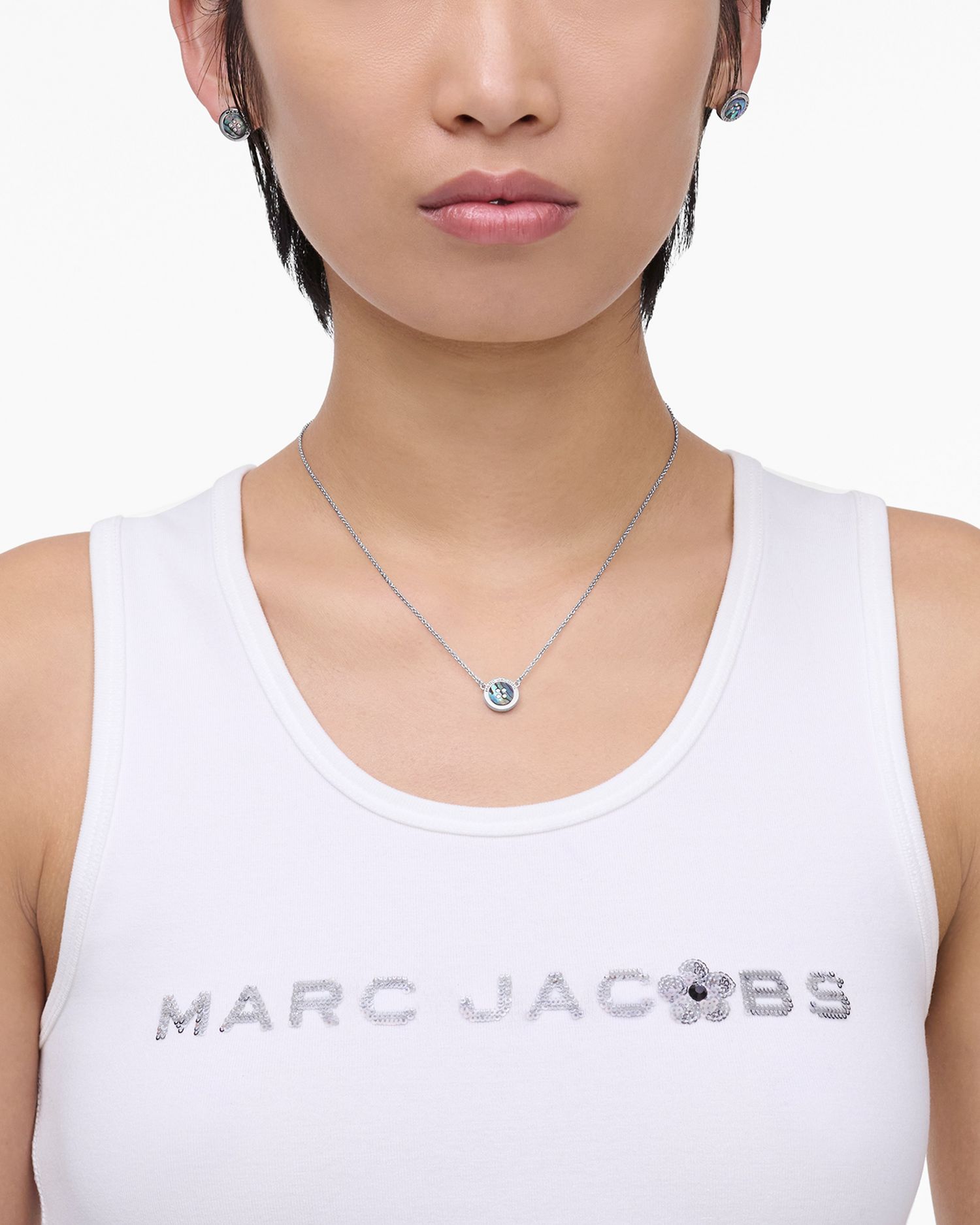 The Button Abalone Necklace | Marc Jacobs Outlet