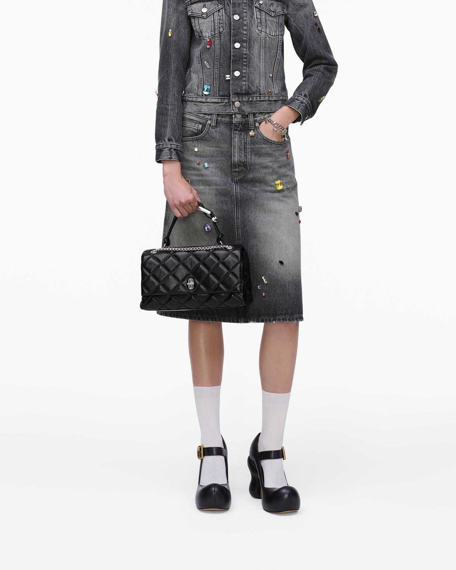 The Quilted Dual Convertible Shoulder Bag | Marc Jacobs Outlet