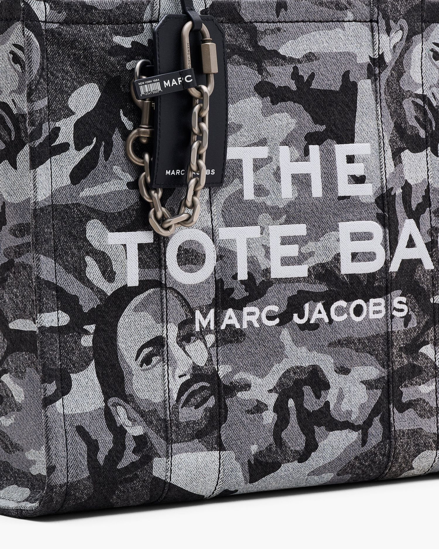 The Marc Camo Denim Large Tote Bag | Marc Jacobs Outlet