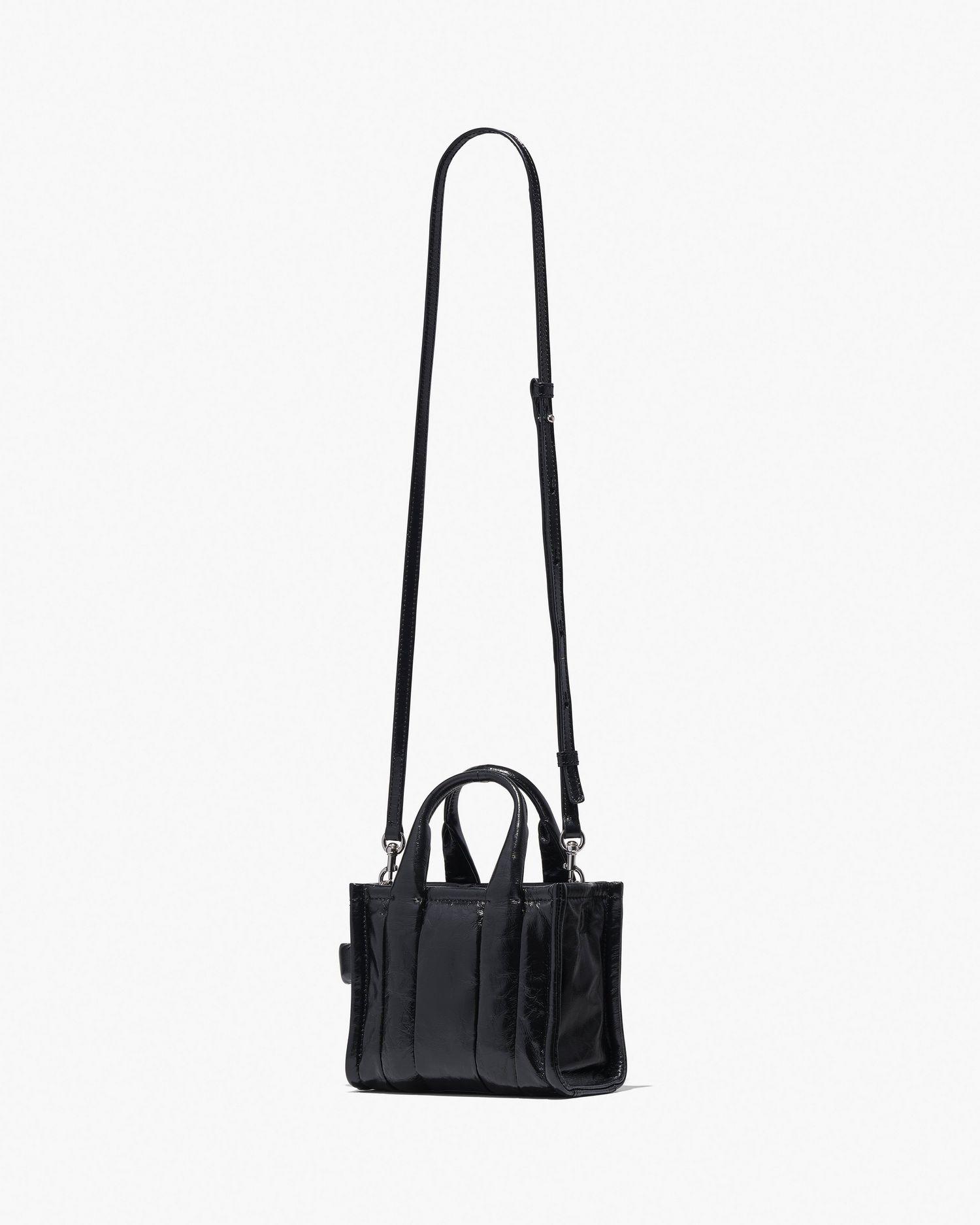 The Shiny Crinkle Leather Crossbody Tote | Marc Jacobs Outlet