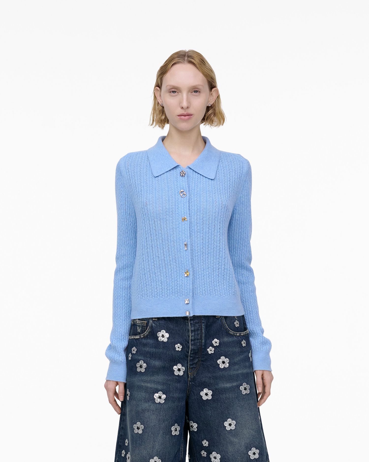 Cable Knit Charm Cardigan | Marc Jacobs Outlet