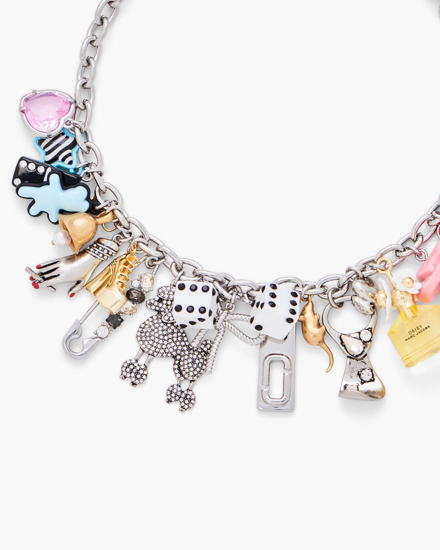 The Sticker Charm Statement Necklace | Marc Jacobs Outlet