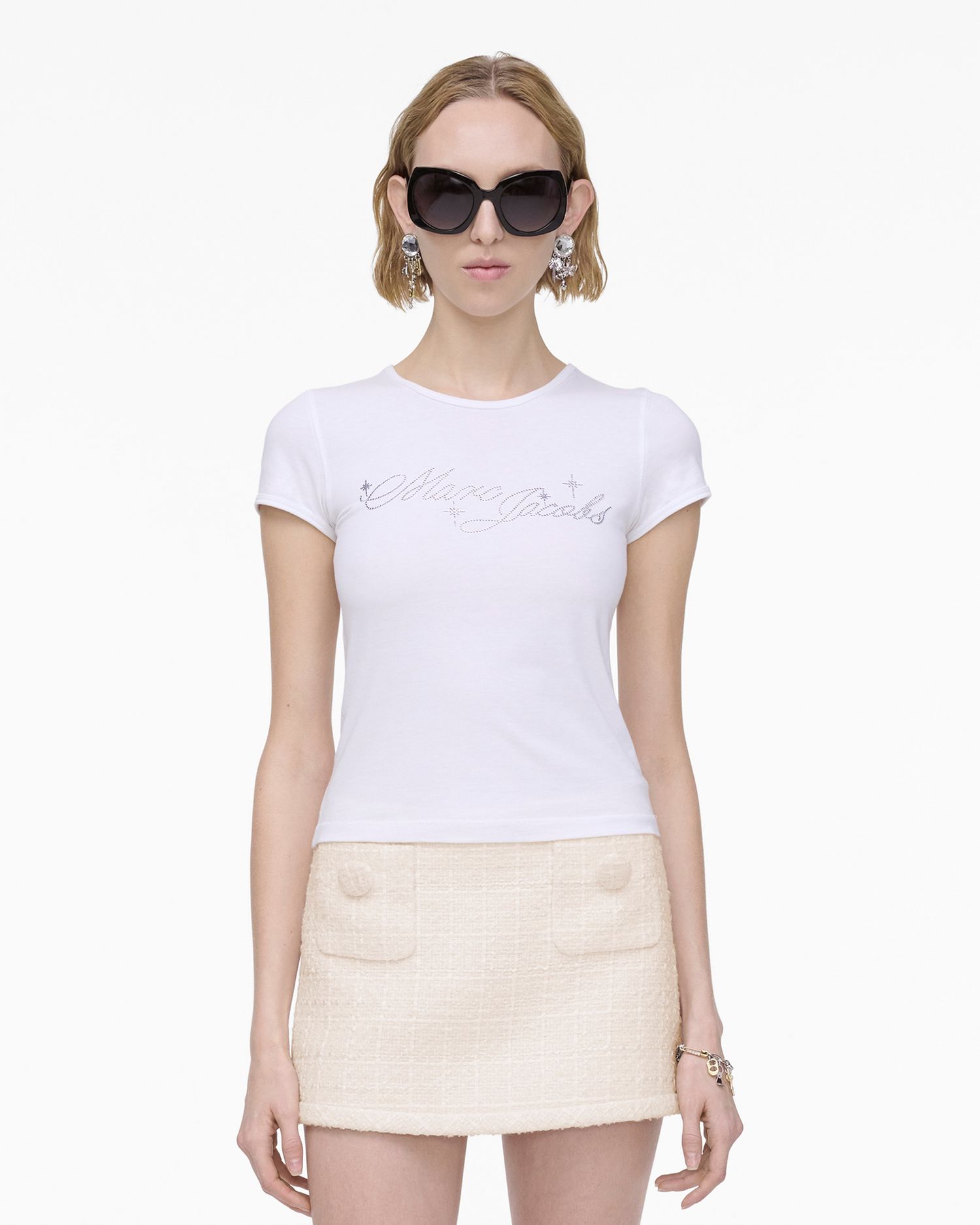 Charm Logo Shrunken Tee | Marc Jacobs Outlet