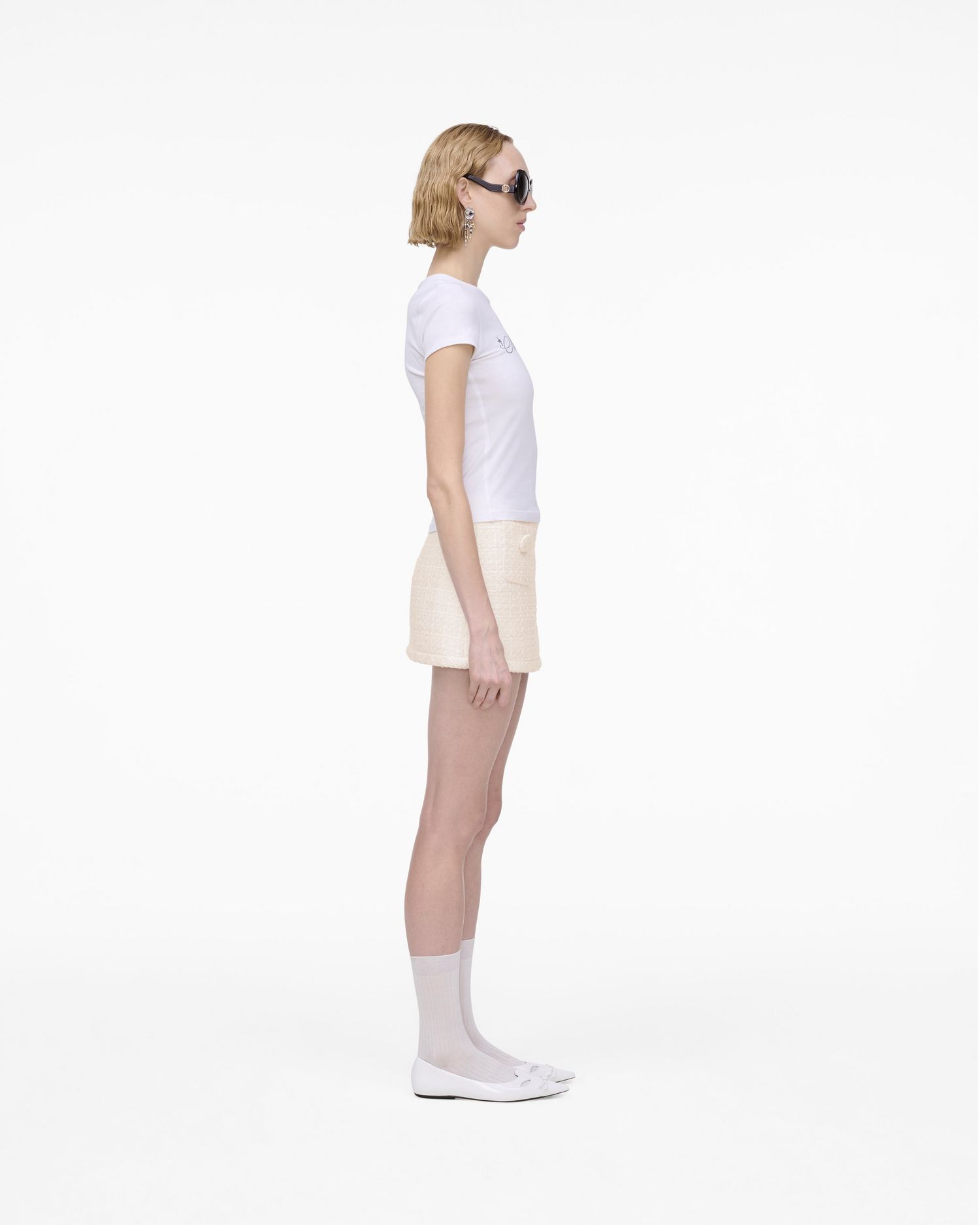 Charm Logo Shrunken Tee | Marc Jacobs Outlet