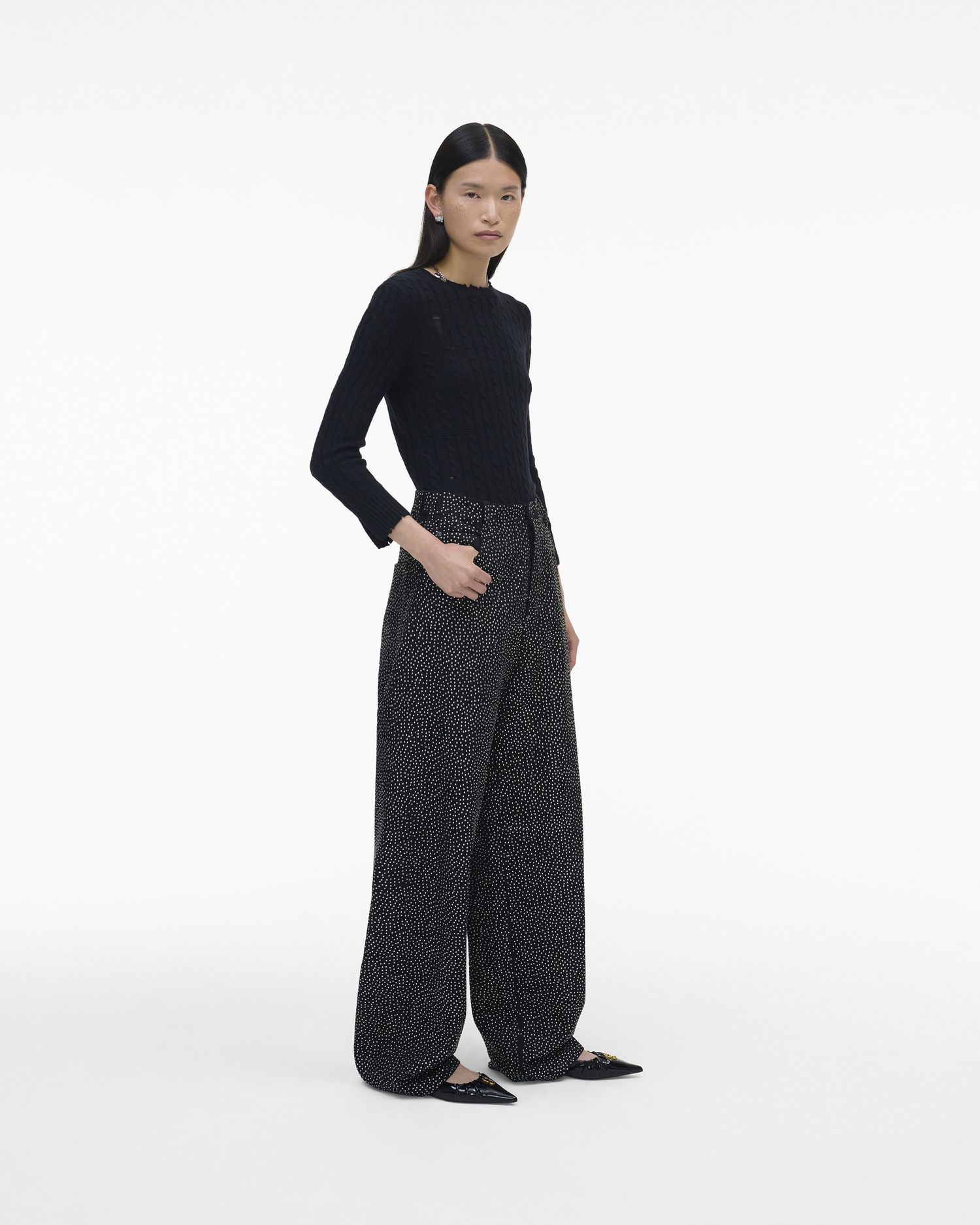The Glam Studs Oversized Jean | Marc Jacobs Outlet
