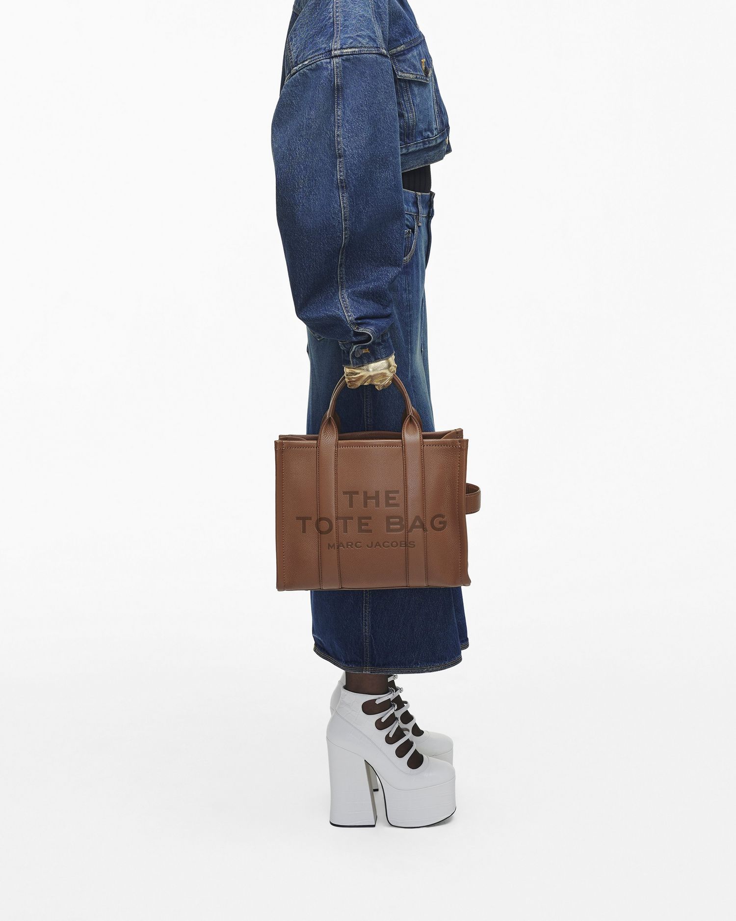 The Leather Medium Tote Bag | Marc Jacobs Outlet
