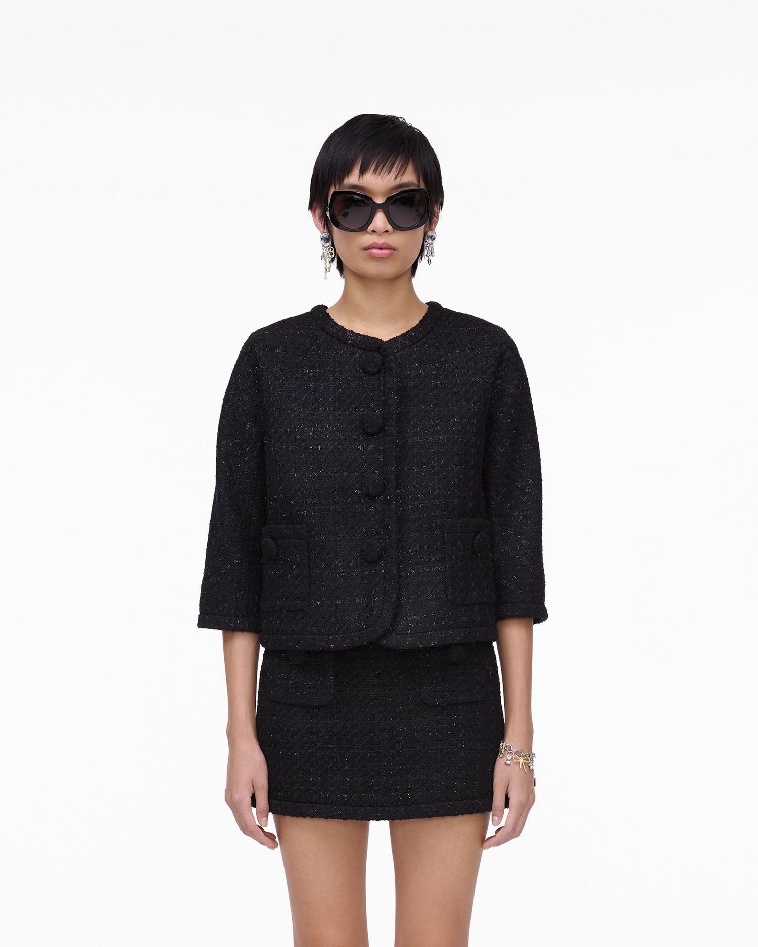 Tweed Backwards Lady Jacket | Marc Jacobs Outlet
