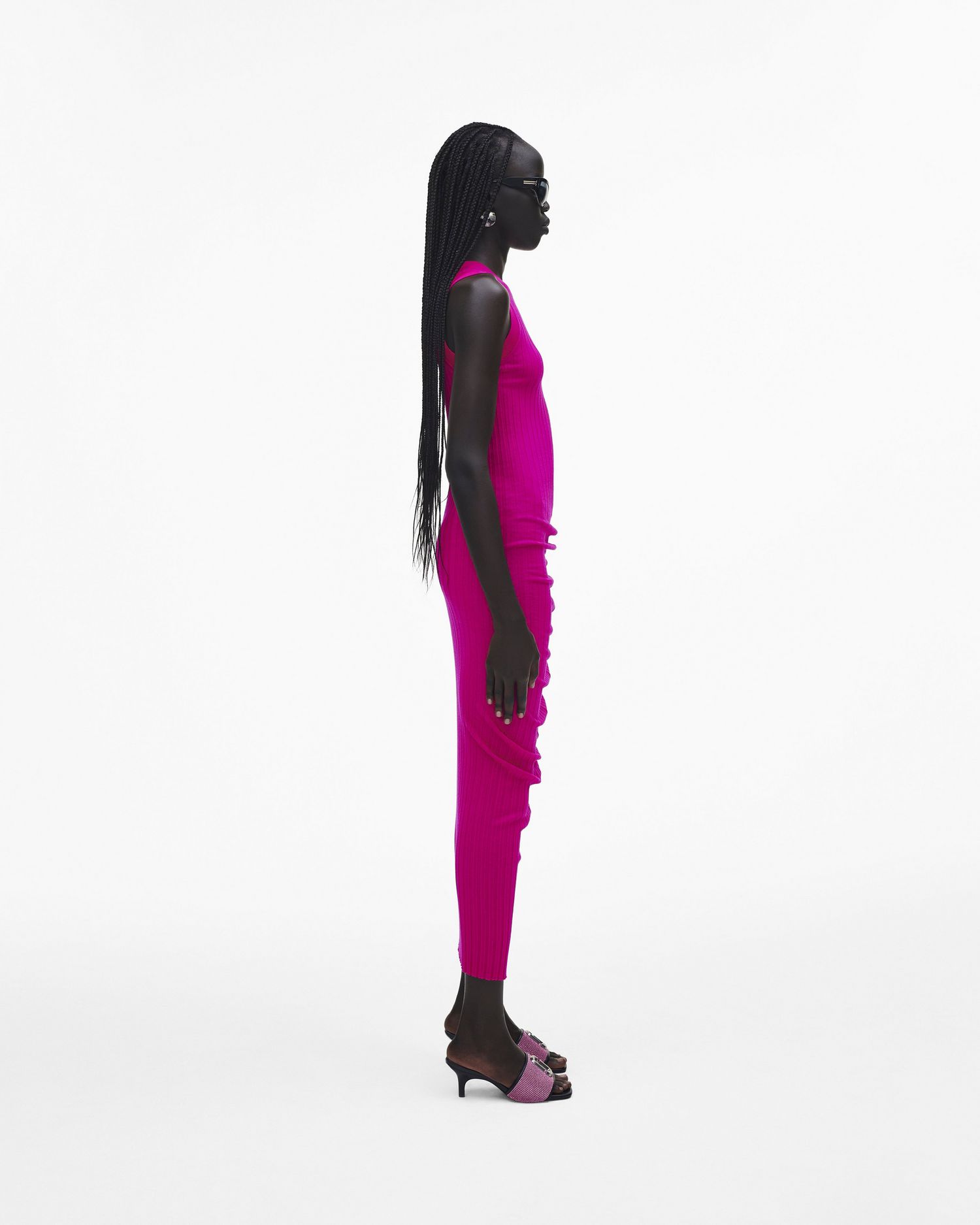 The Rhinestone J Marc Heeled Sandal | Marc Jacobs Outlet